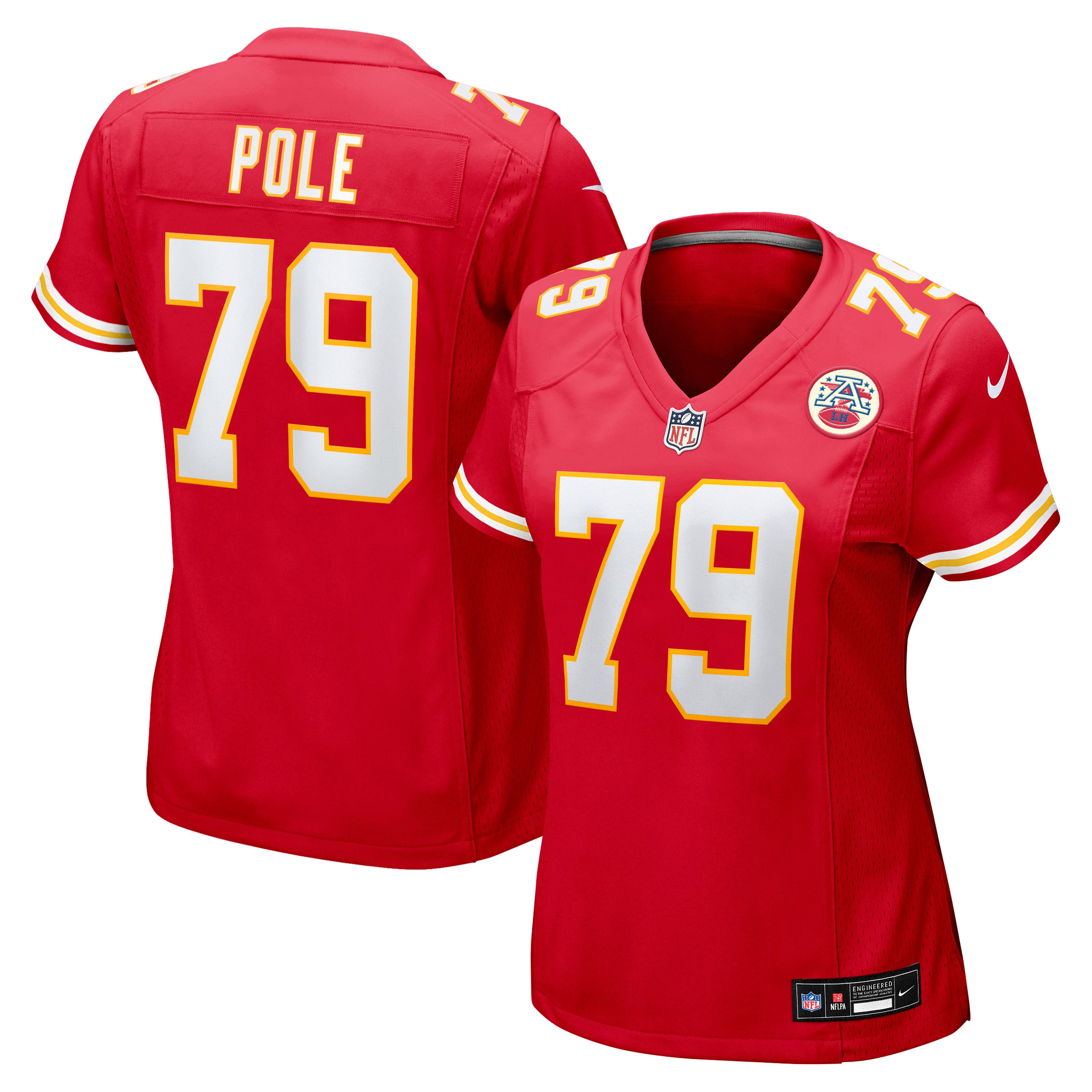 Esa Pole Kansas City Chiefs Women's Team Game Jersey - Red - Image 2