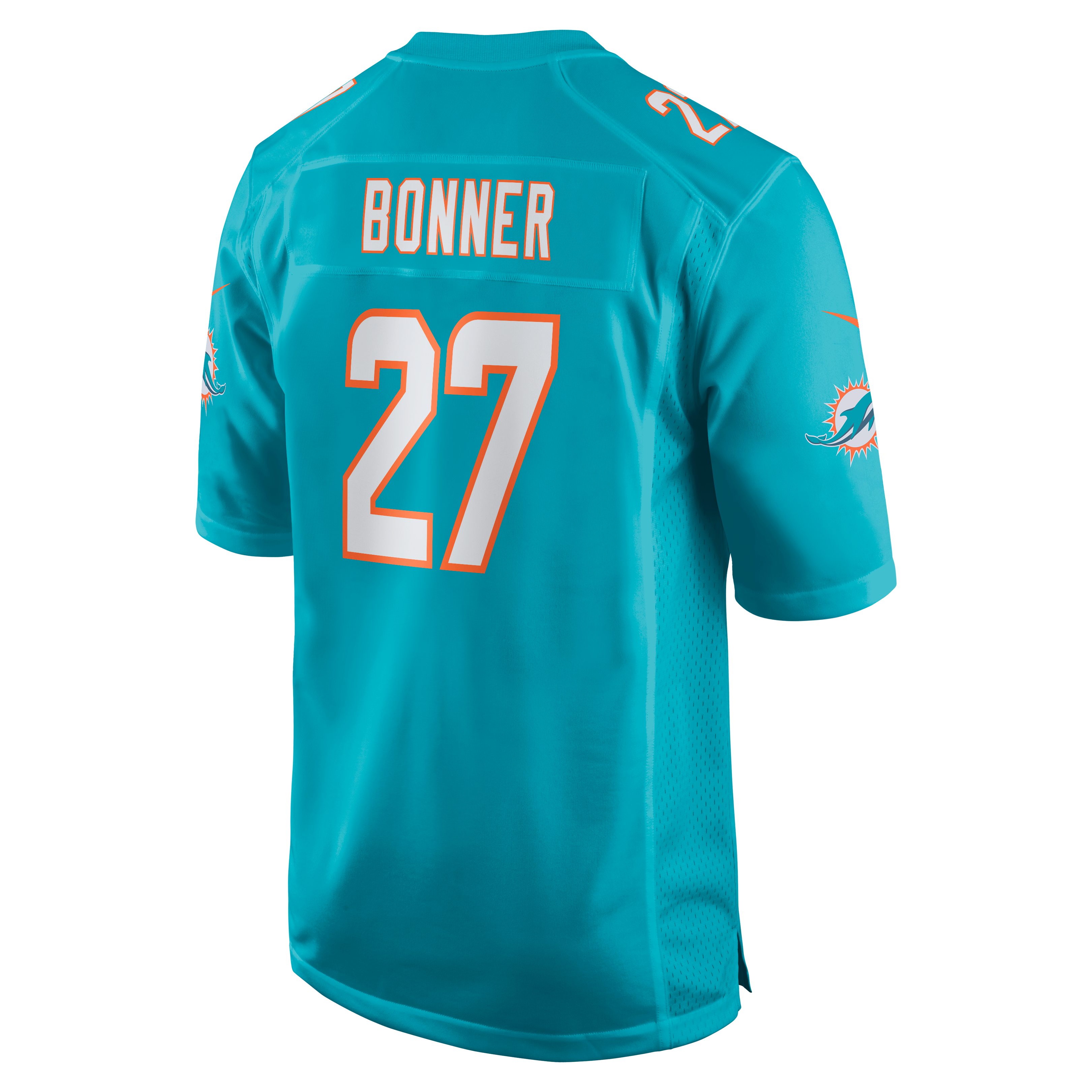 Ethan Bonner Miami Dolphins Game Jersey - Aqua - Image 4