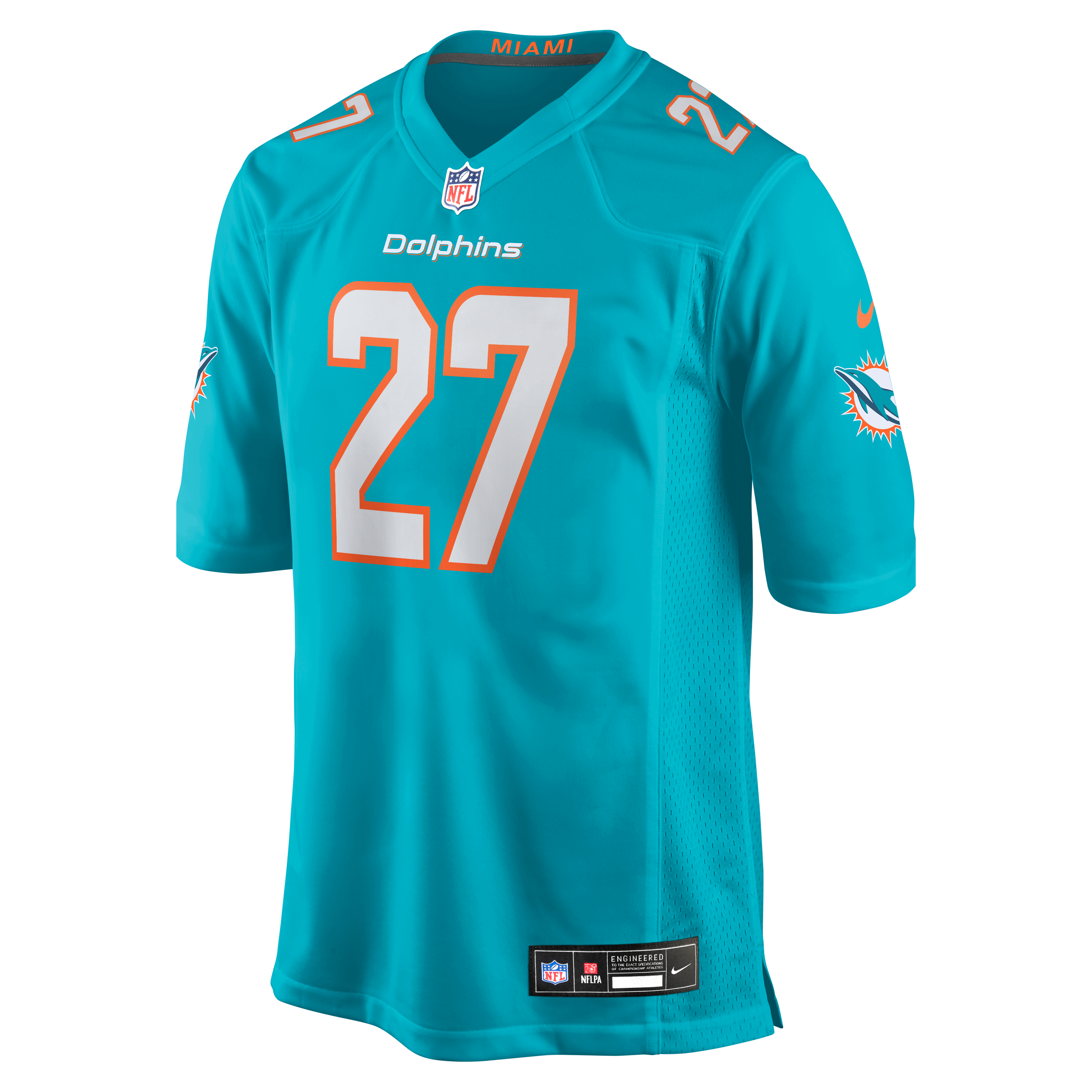 Ethan Bonner Miami Dolphins Game Jersey - Aqua - Image 3