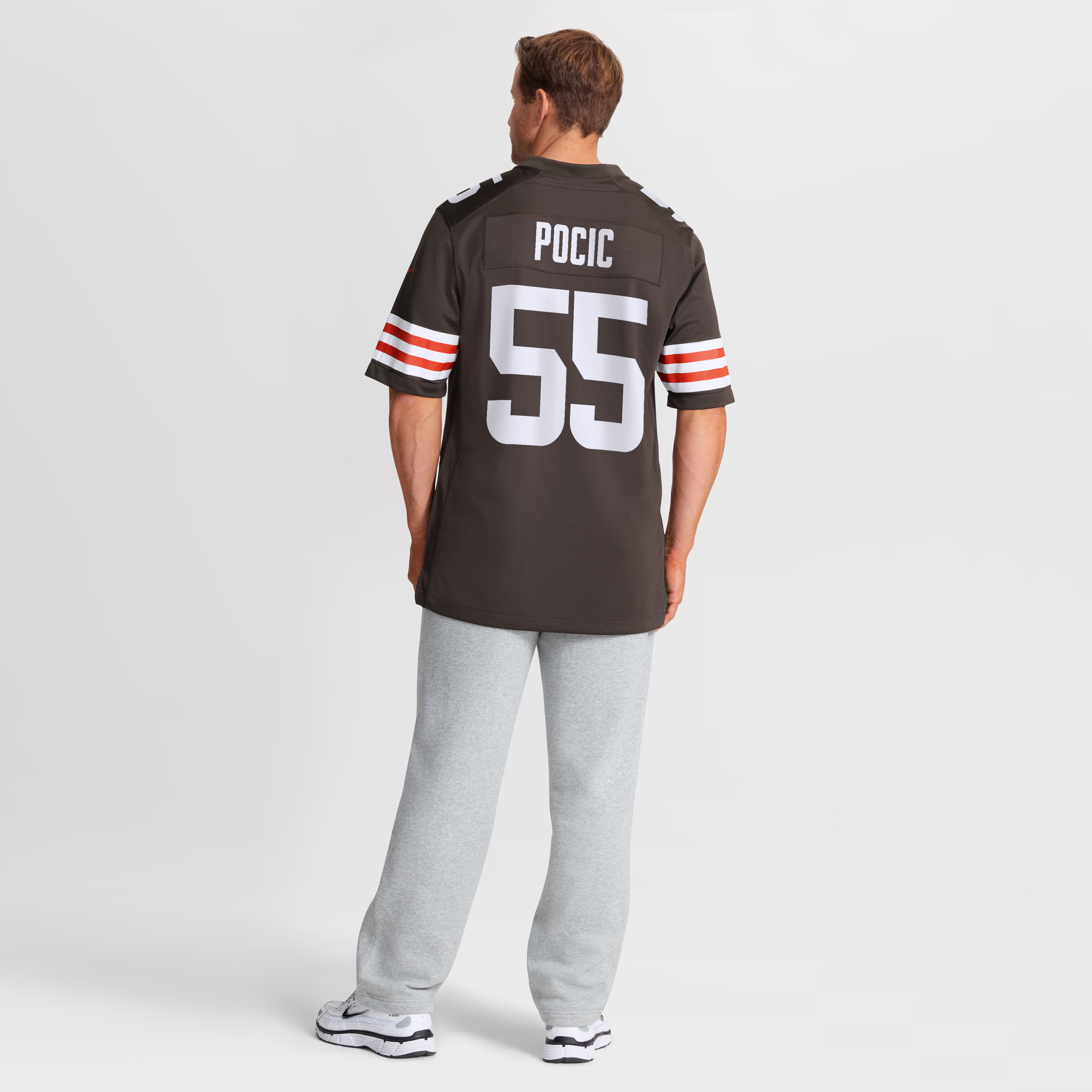 Ethan Pocic Cleveland Browns Game Jersey - Brown - Image 9