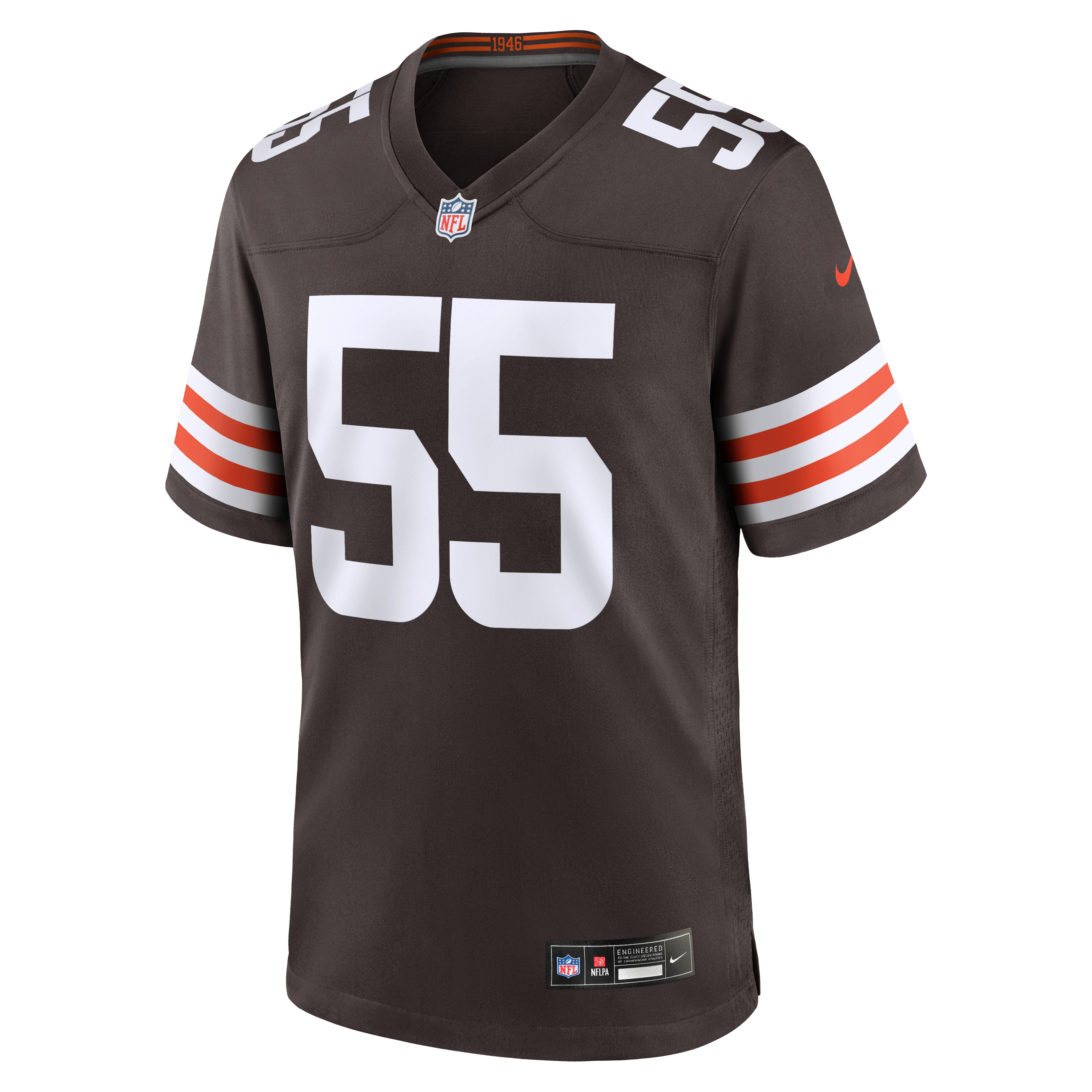 Ethan Pocic Cleveland Browns Game Jersey - Brown - Image 3