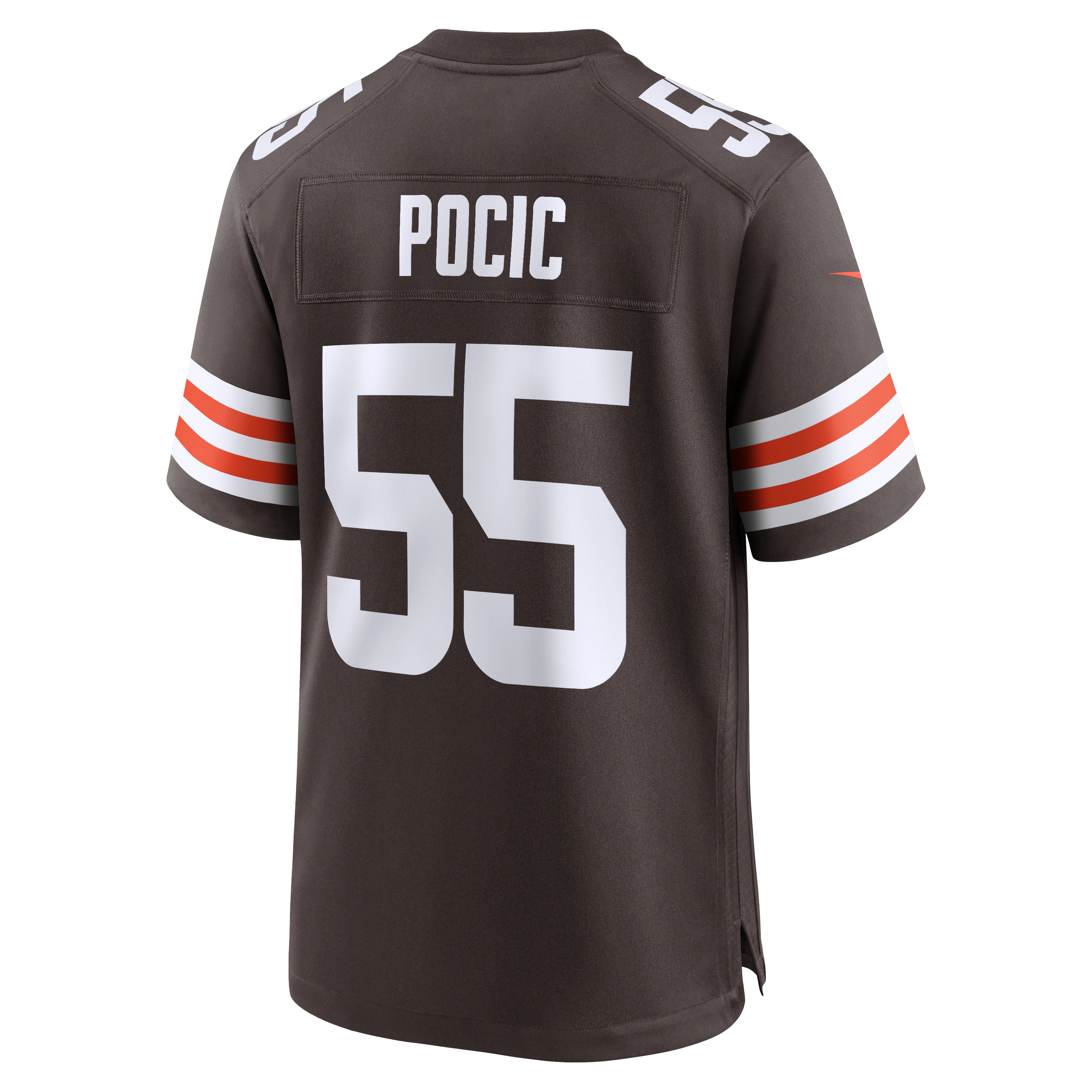Ethan Pocic Cleveland Browns Game Jersey - Brown - Image 4