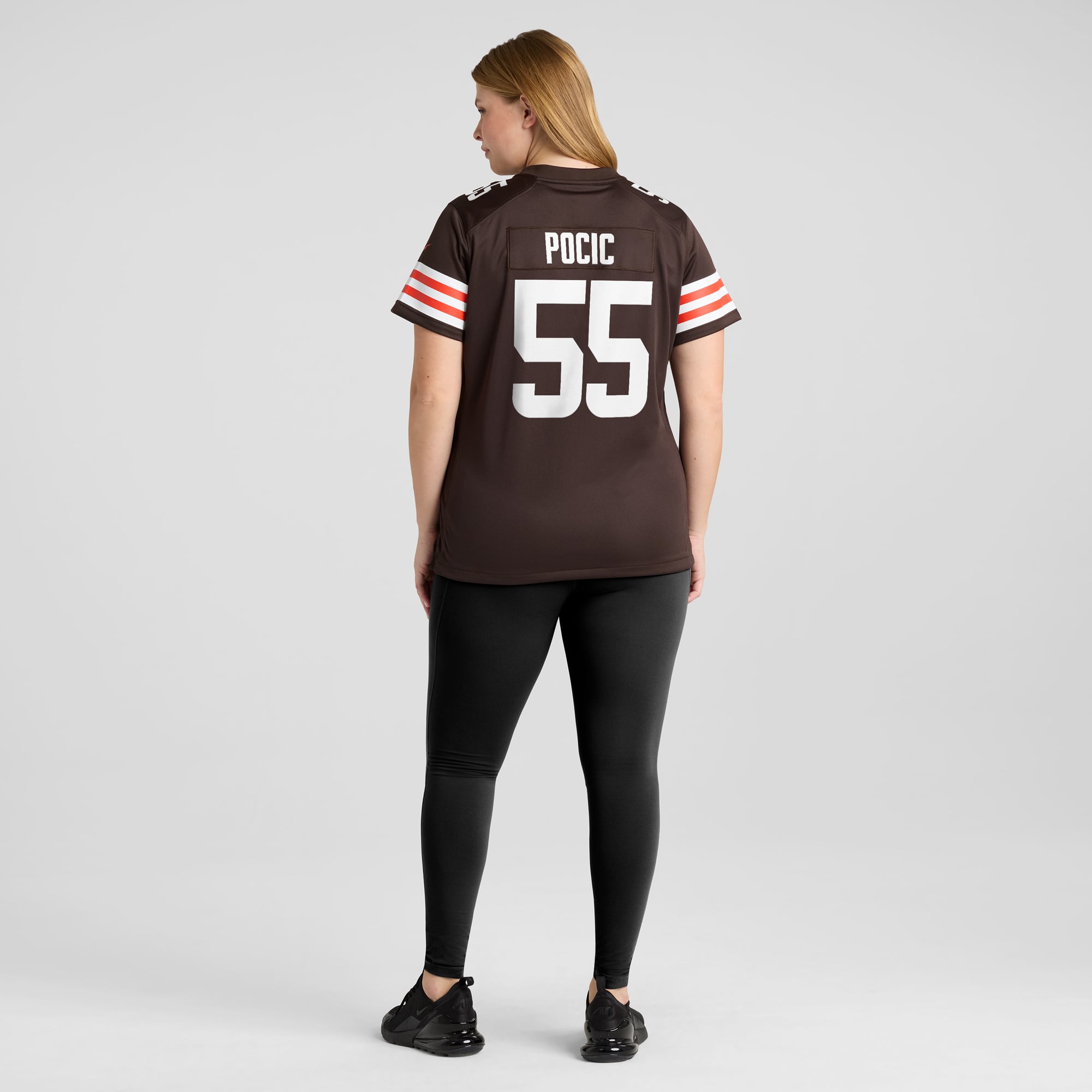 Ethan Pocic Cleveland Browns Women's Game Jersey - Brown - Image 8