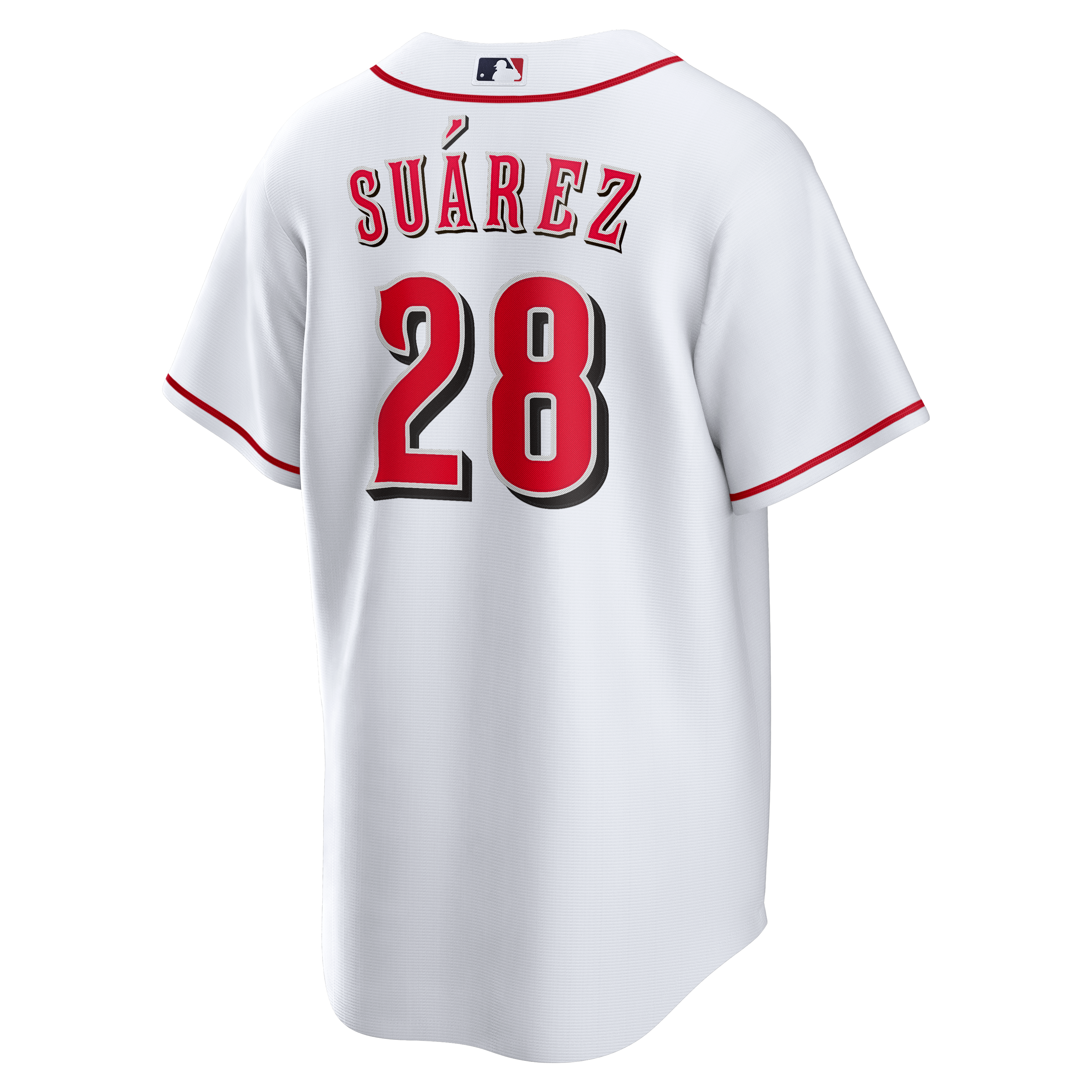Eugenio Suárez Cincinnati Reds Home Jersey - White - Image 4