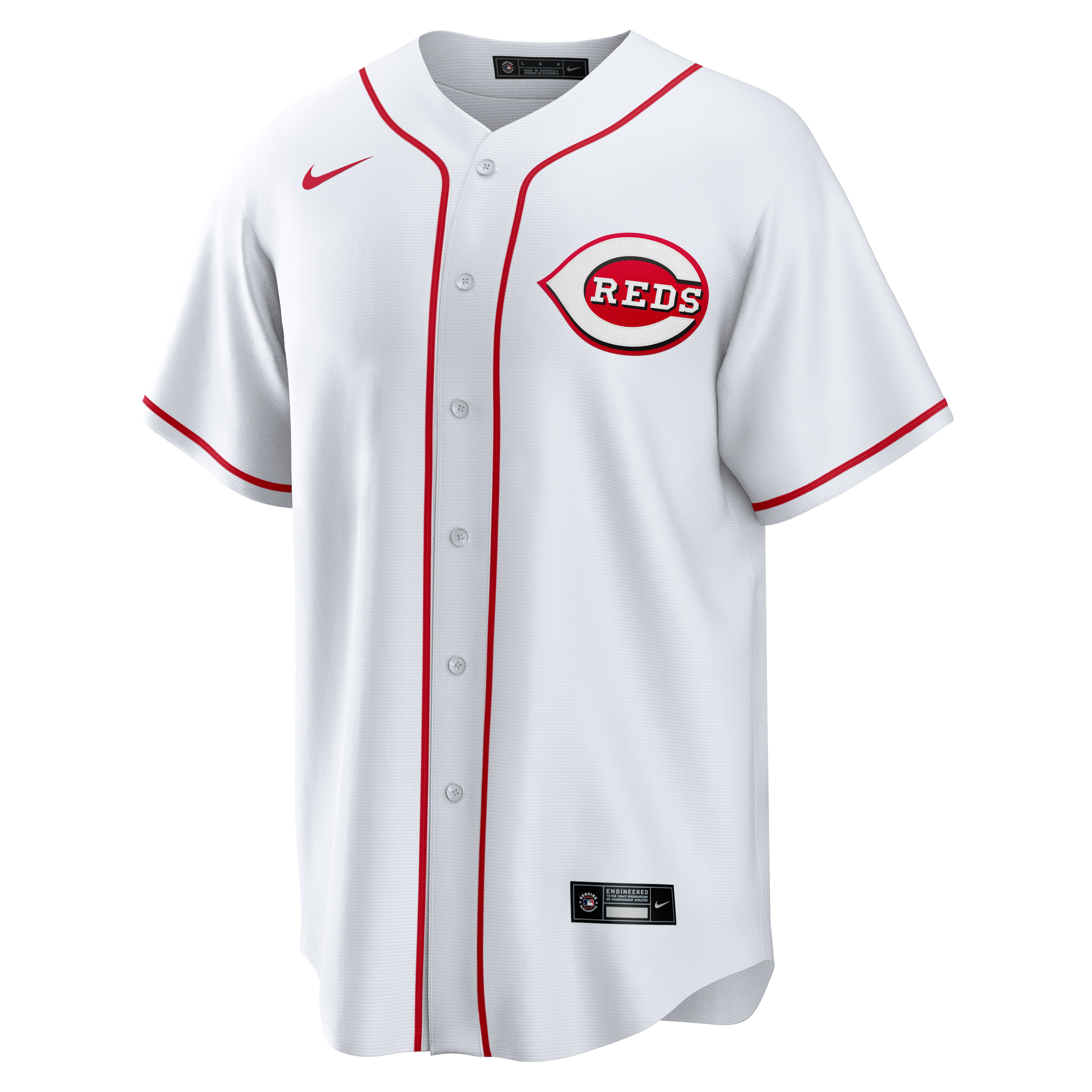 Eugenio Suárez Cincinnati Reds Home Jersey - White - Image 3