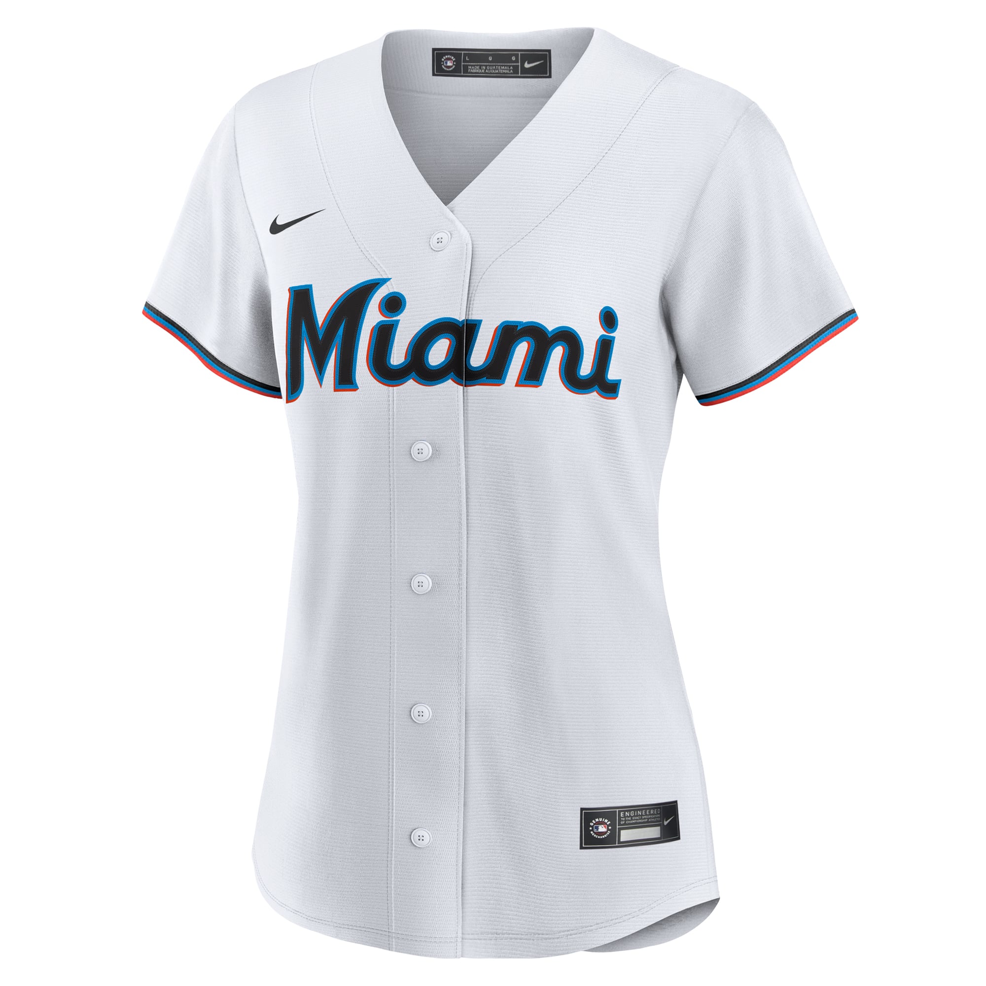 Eury Perez Miami Marlins Women's Home Jersey - White - Image 3