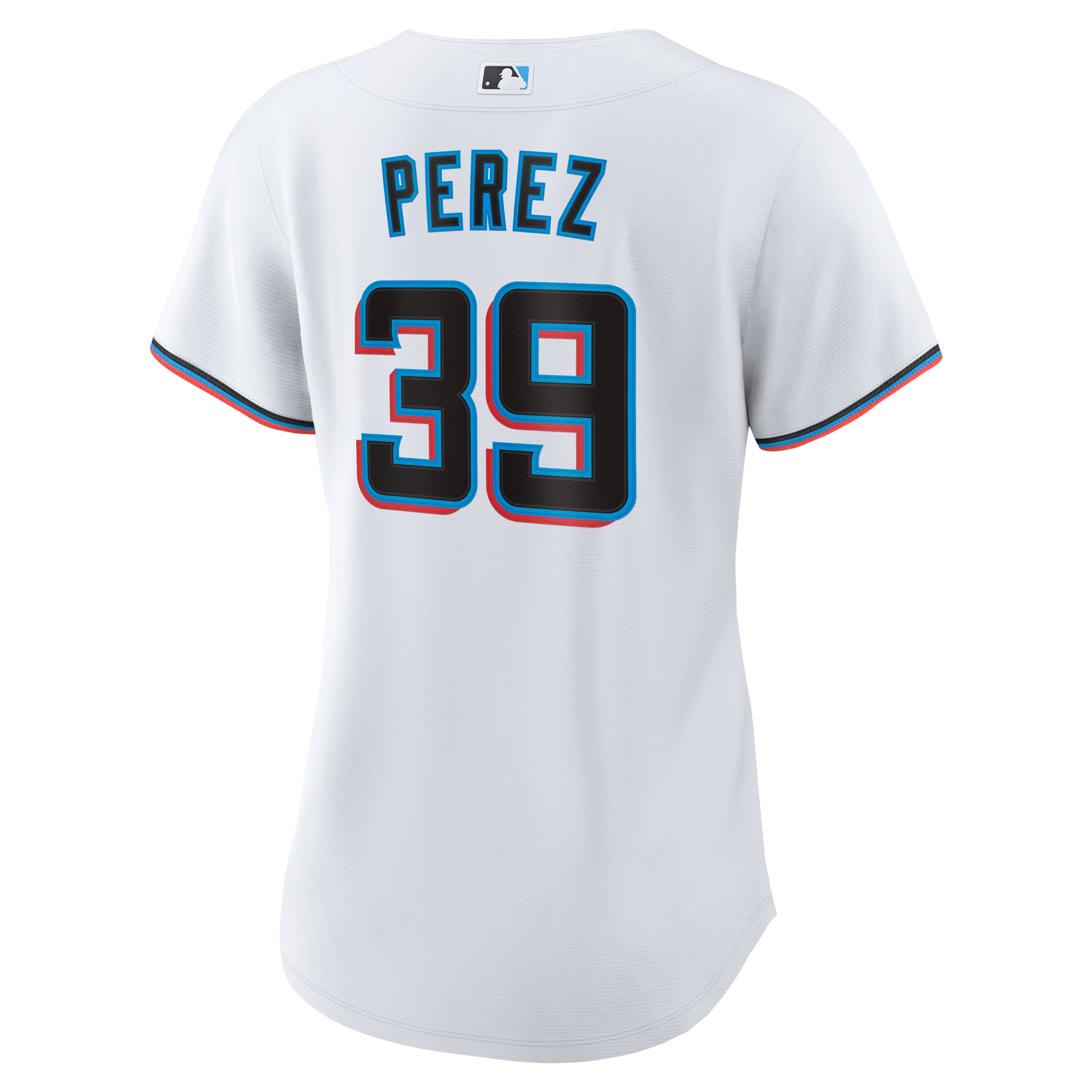 Eury Perez Miami Marlins Women's Home Jersey - White - Image 4