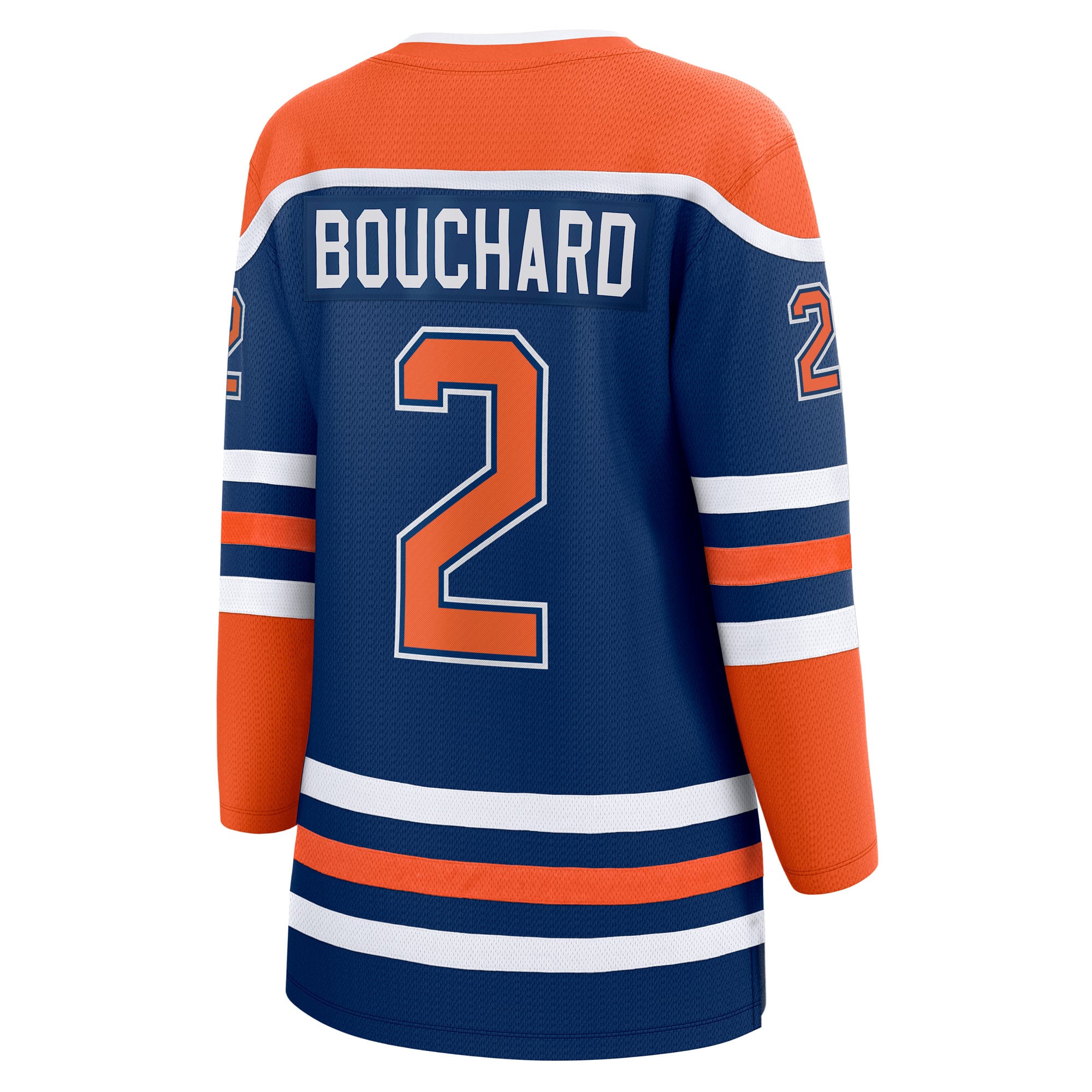 Evan Bouchard Edmonton Oilers Women's Home Breakaway Player Jersey - Royal - Image 4