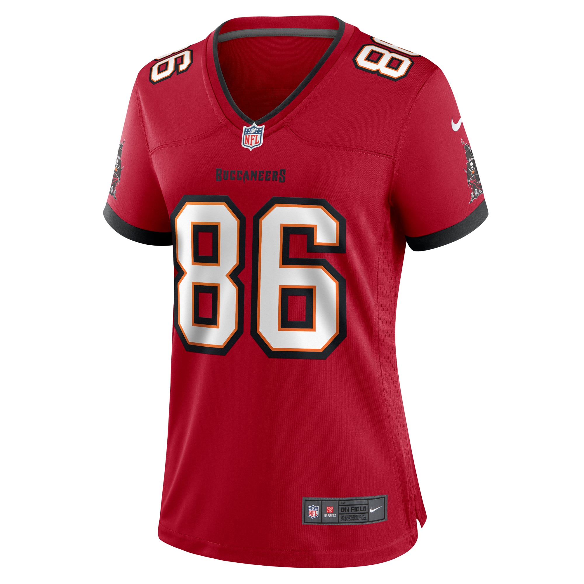 Evan Deckers Tampa Bay Buccaneers Women's Team Game Jersey - Red - Image 3
