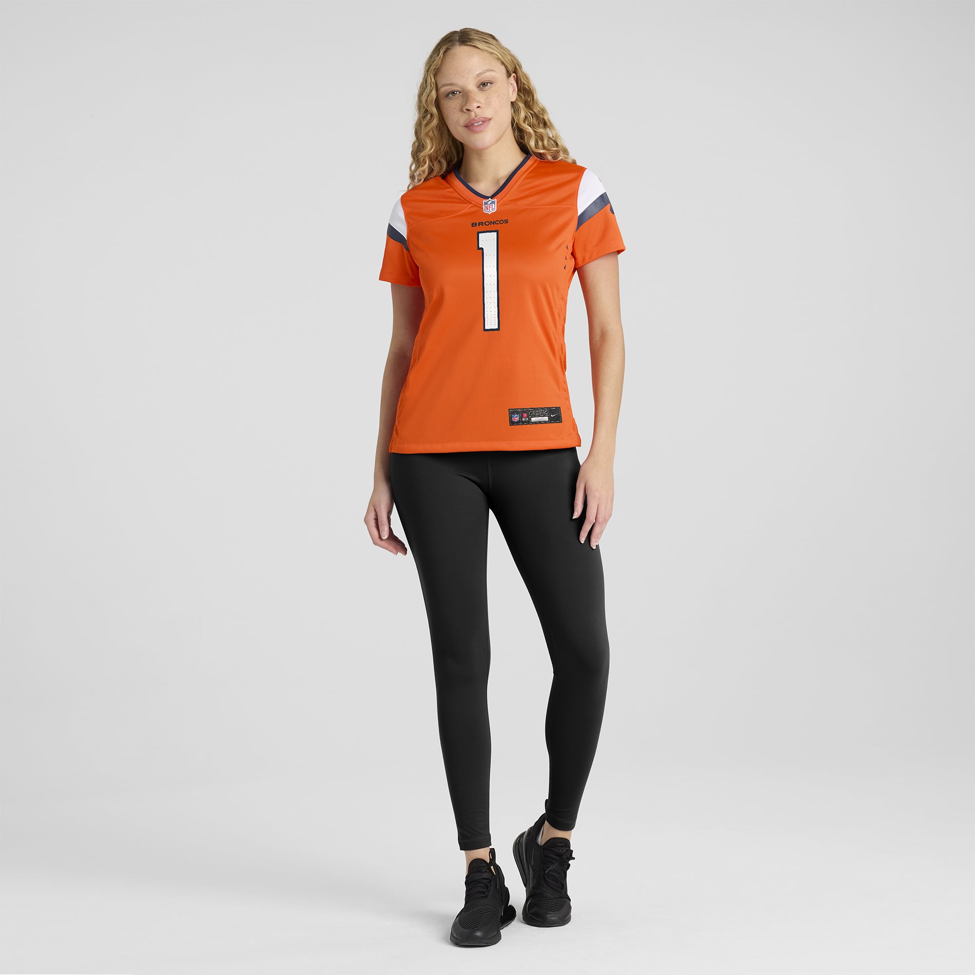Evan Engram Denver Broncos Women's Team Game Jersey - Orange - Image 5