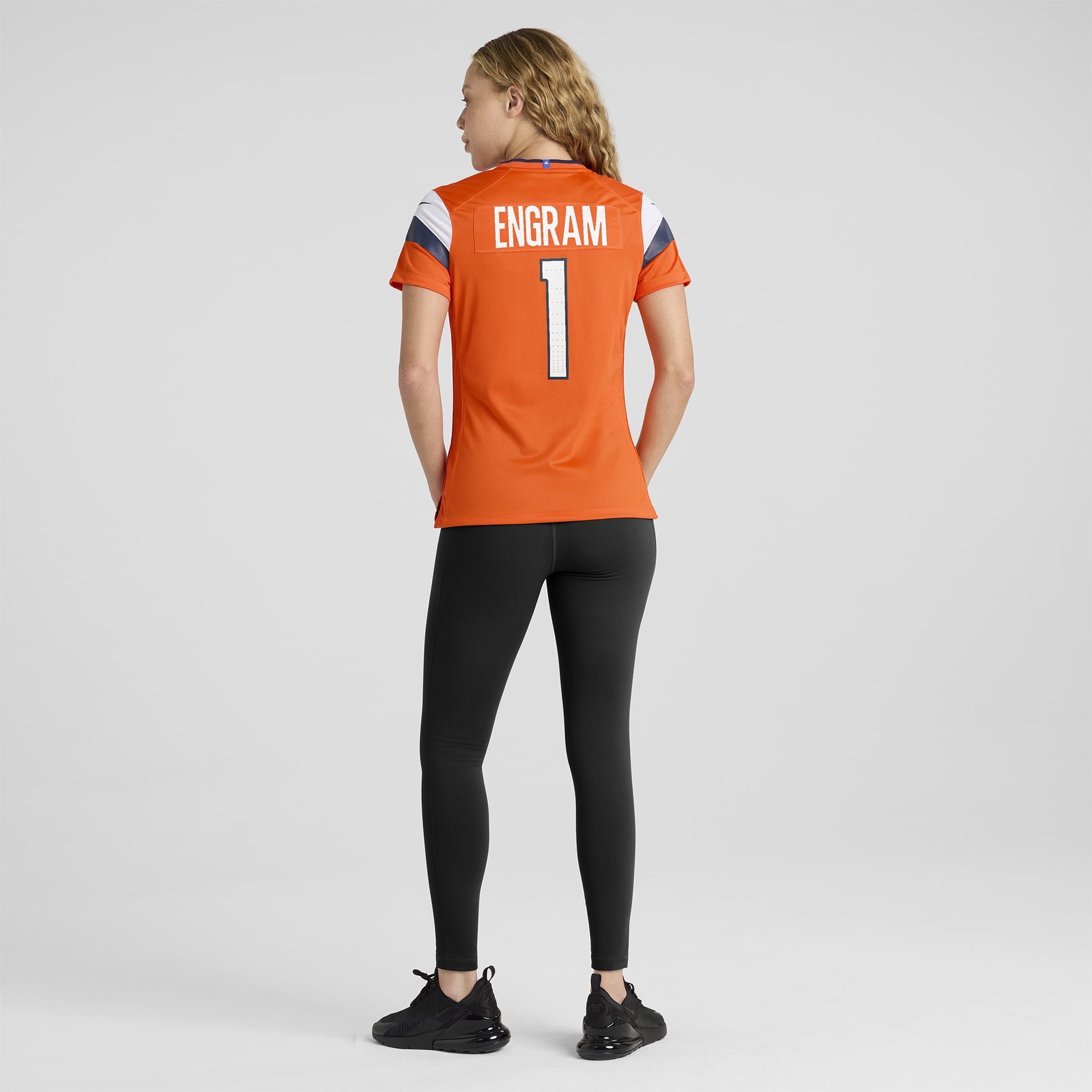 Evan Engram Denver Broncos Women's Team Game Jersey - Orange - Image 6