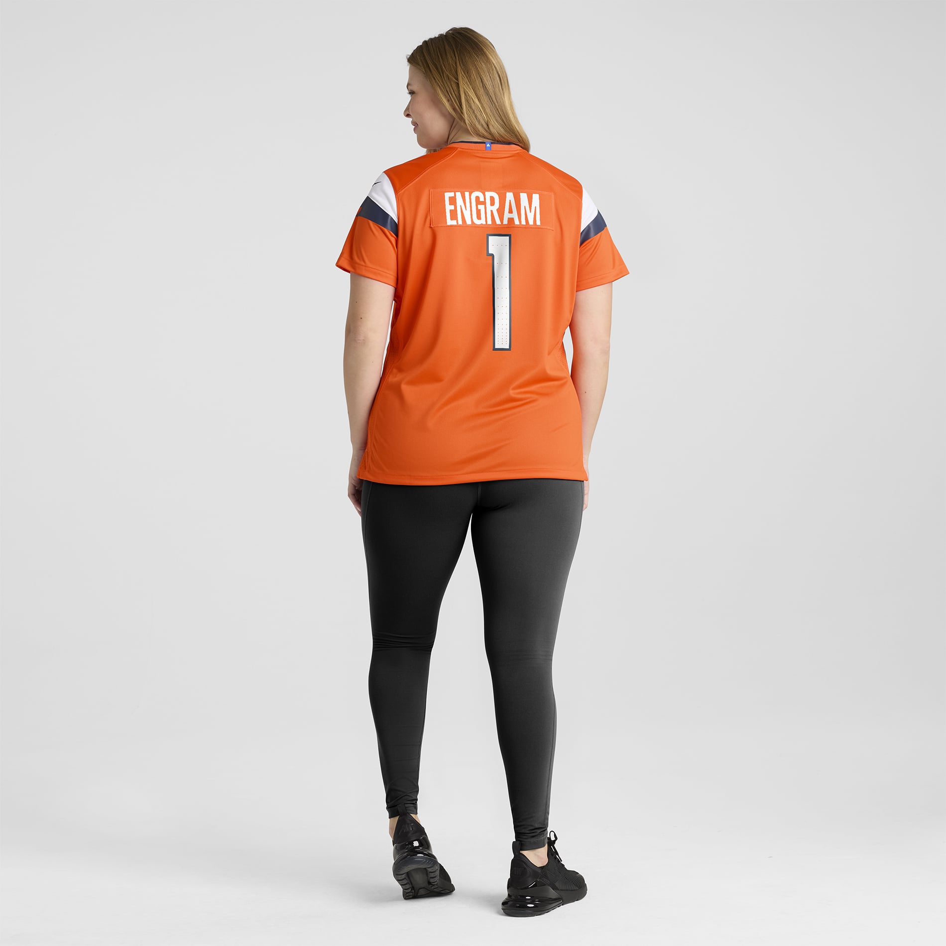 Evan Engram Denver Broncos Women's Team Game Jersey - Orange - Image 8