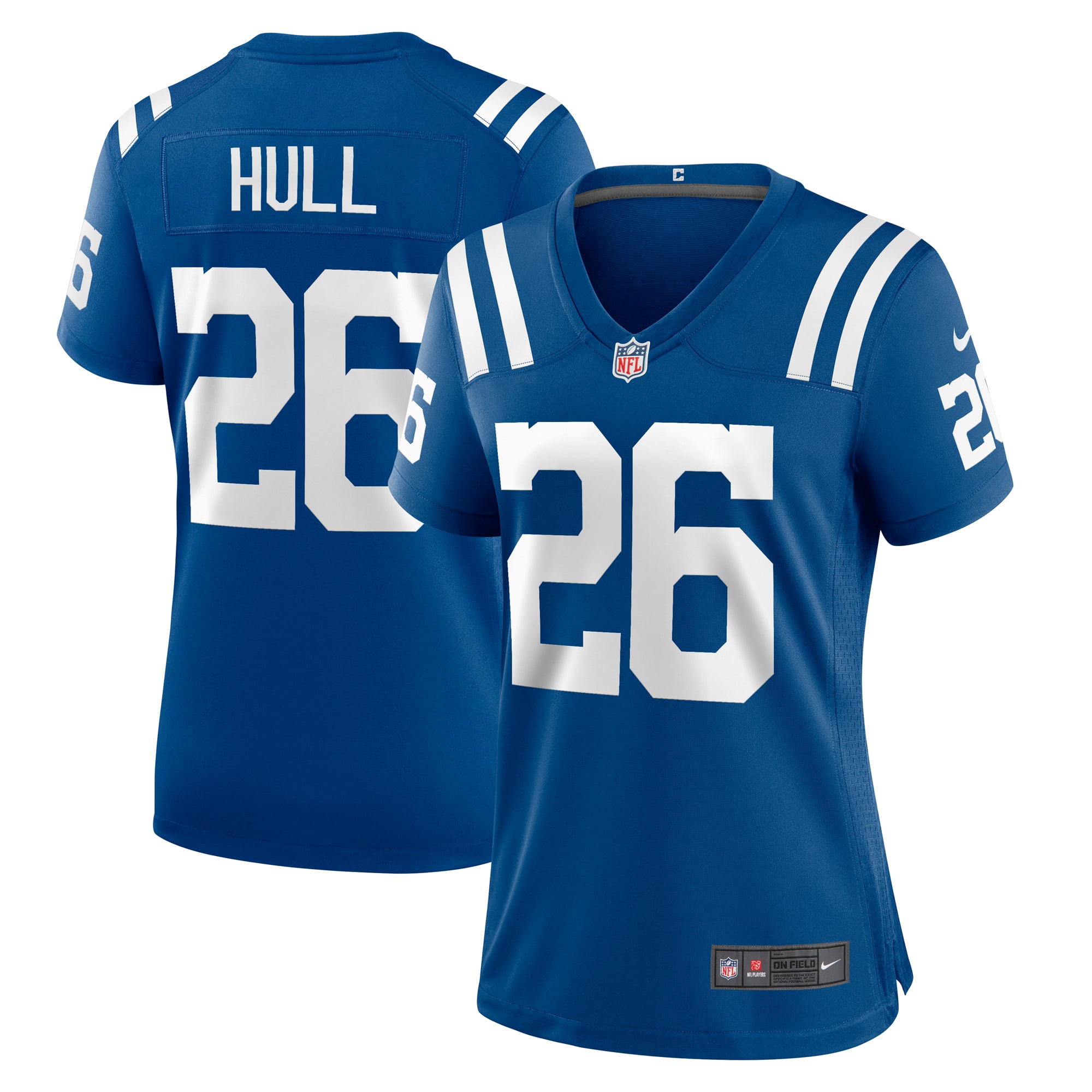 Evan Hull Indianapolis Colts Women's Team Game Jersey - Royal - Image 2