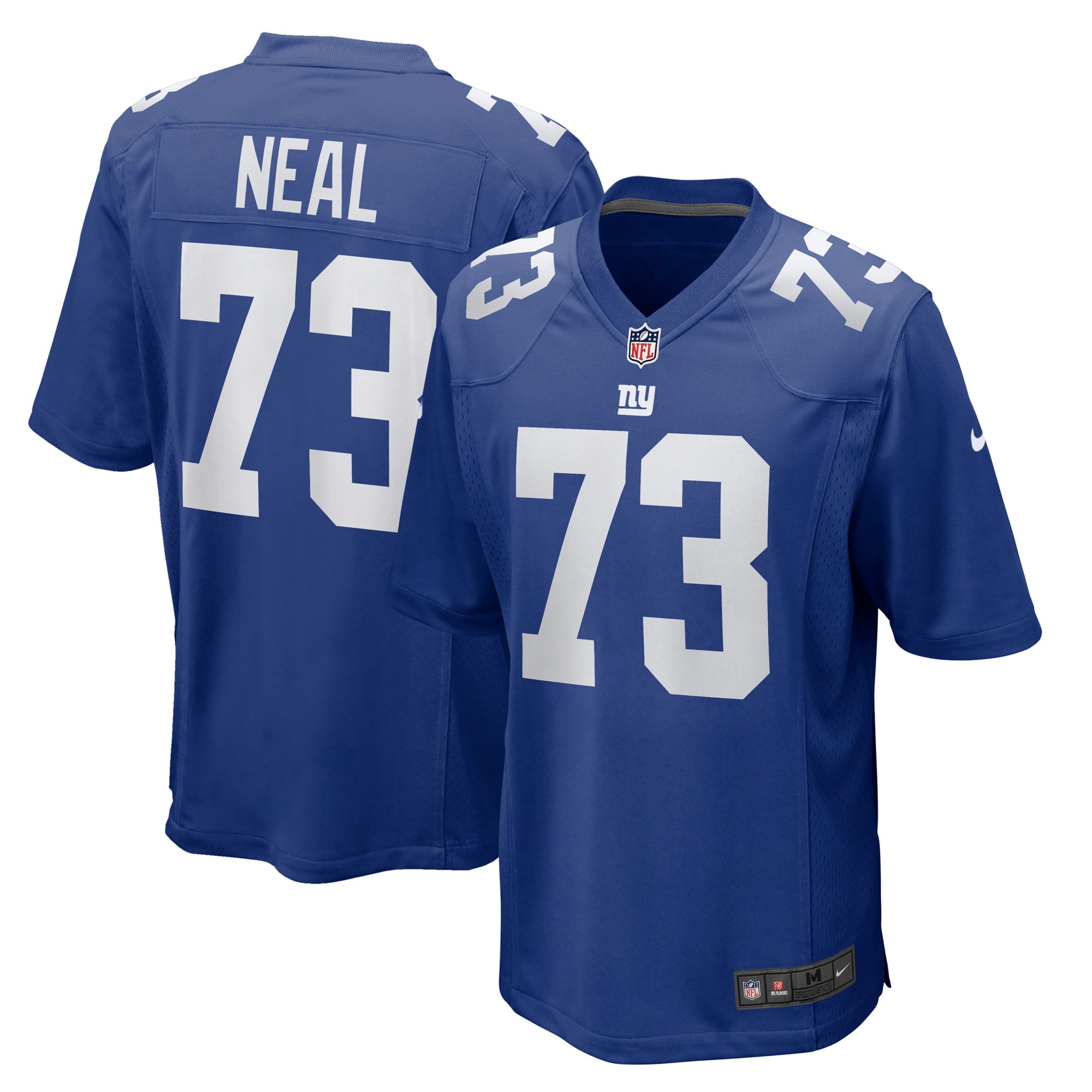Evan Neal New York Giants Women's Game Player Jersey - Royal - Image 2