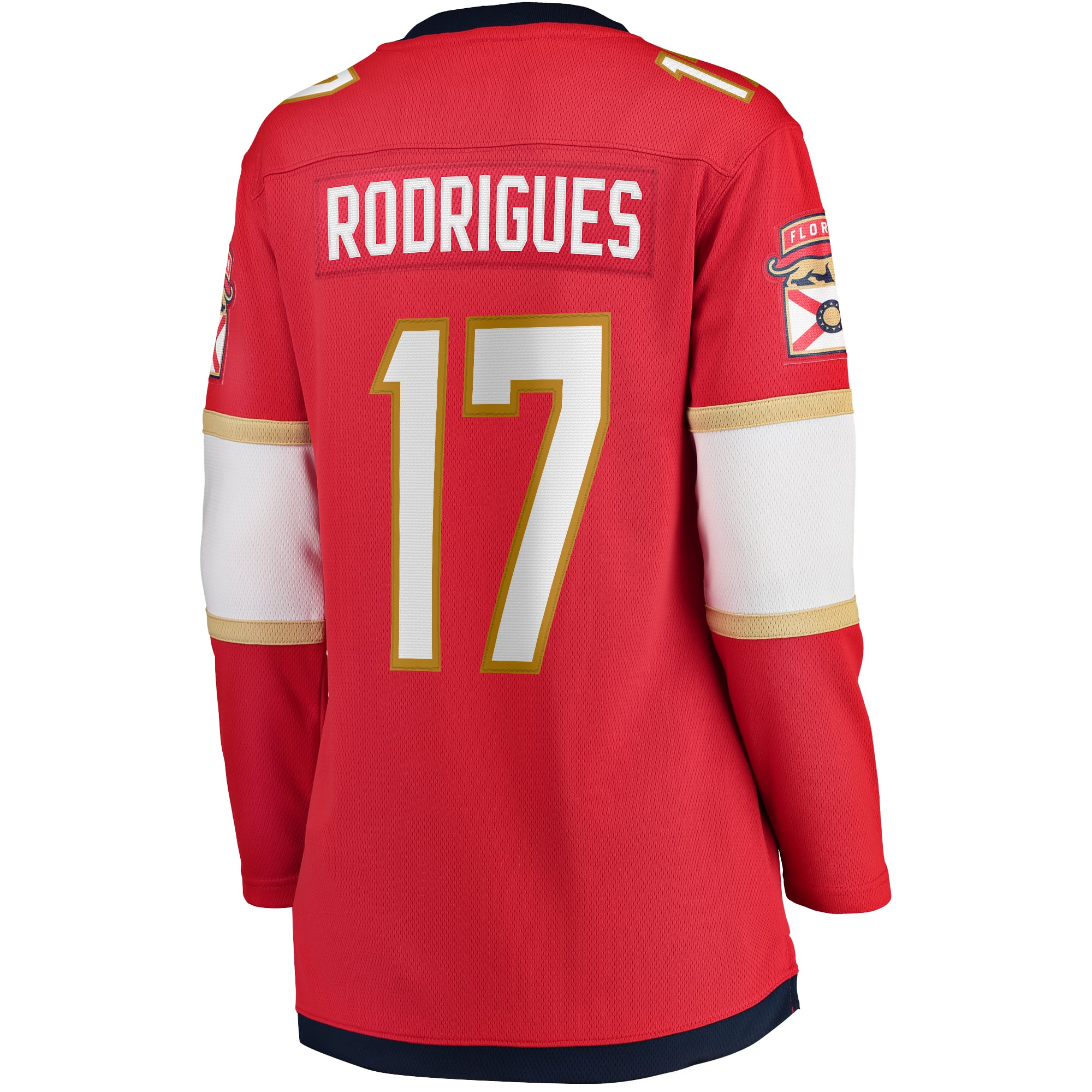 Evan Rodrigues Florida Panthers Women's Home Breakaway Player Jersey - Red - Image 3