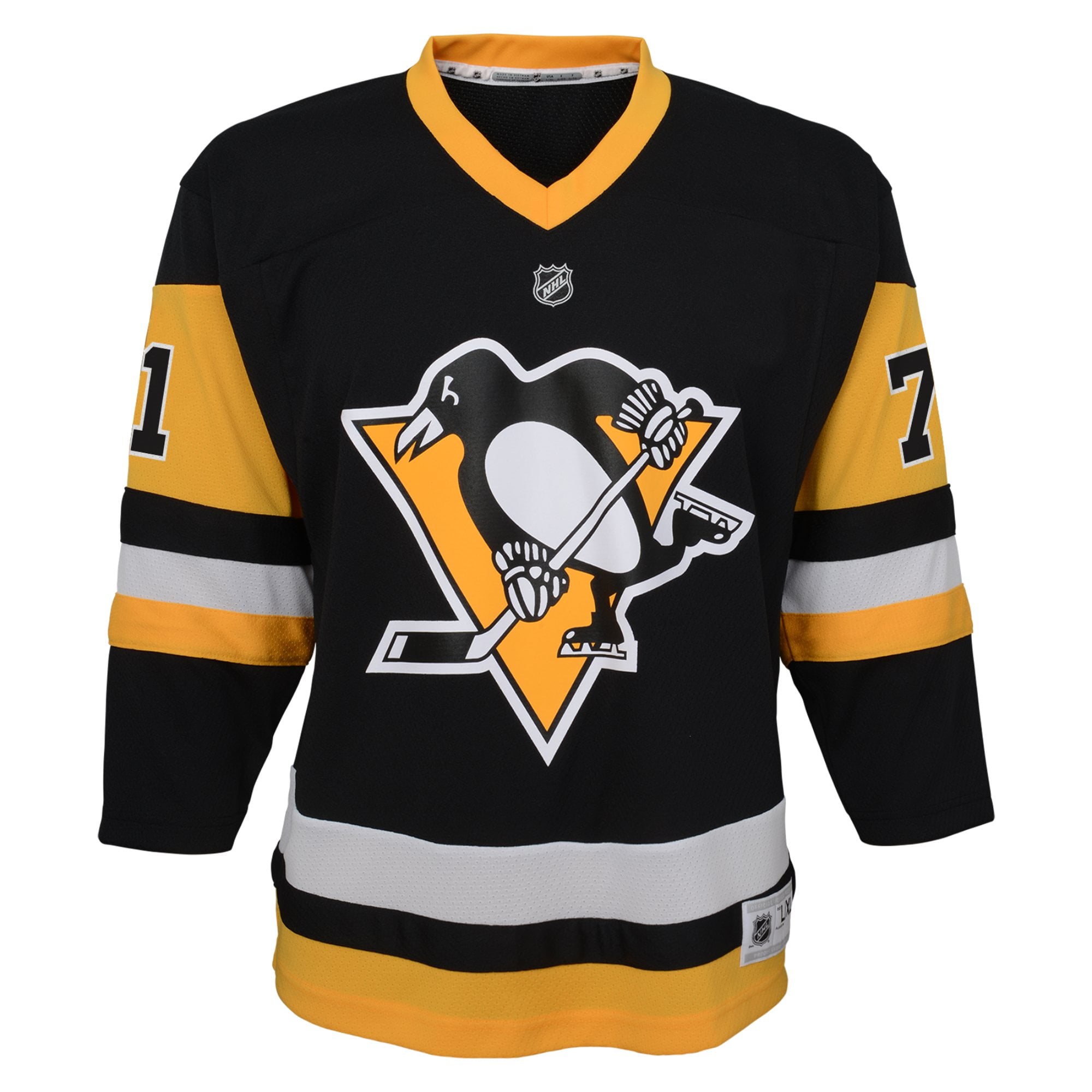 Evgeni Malkin Pittsburgh Penguins Youth Home Player Jersey - Black - Image 3
