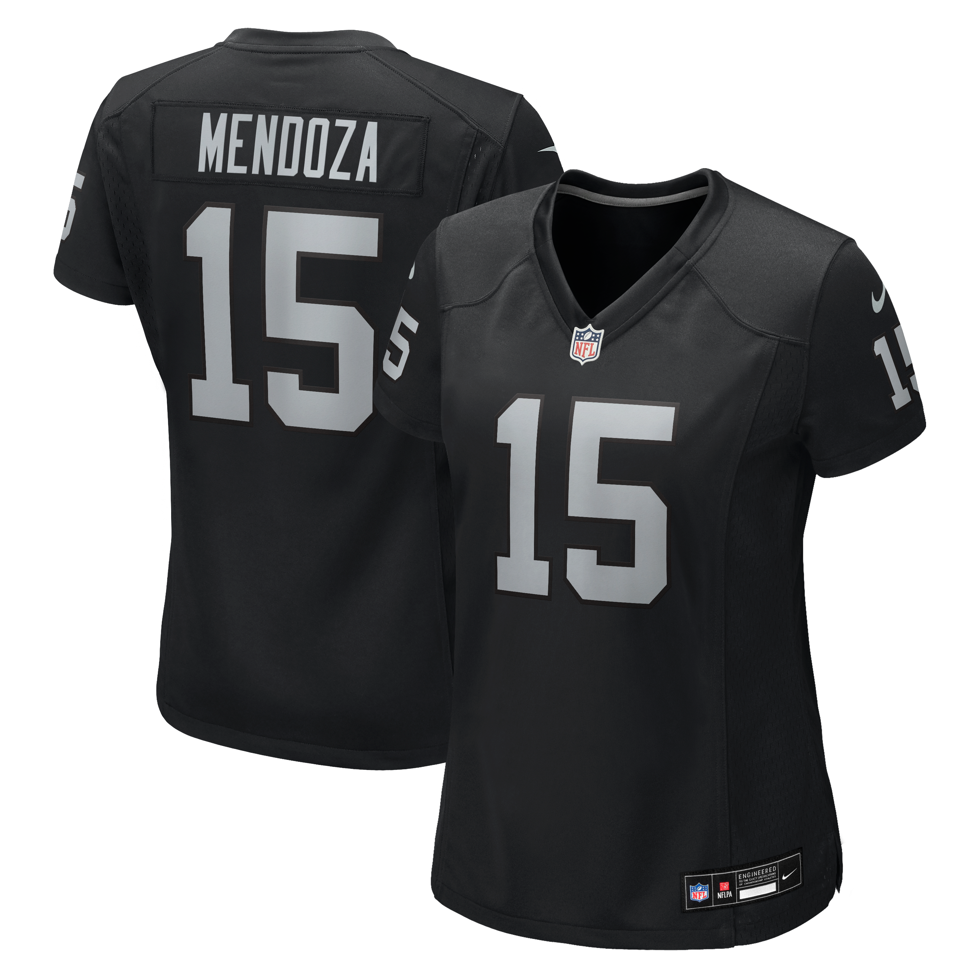 Fernando Mendoza Las Vegas Raiders Women's Team Game Player Jersey - Black