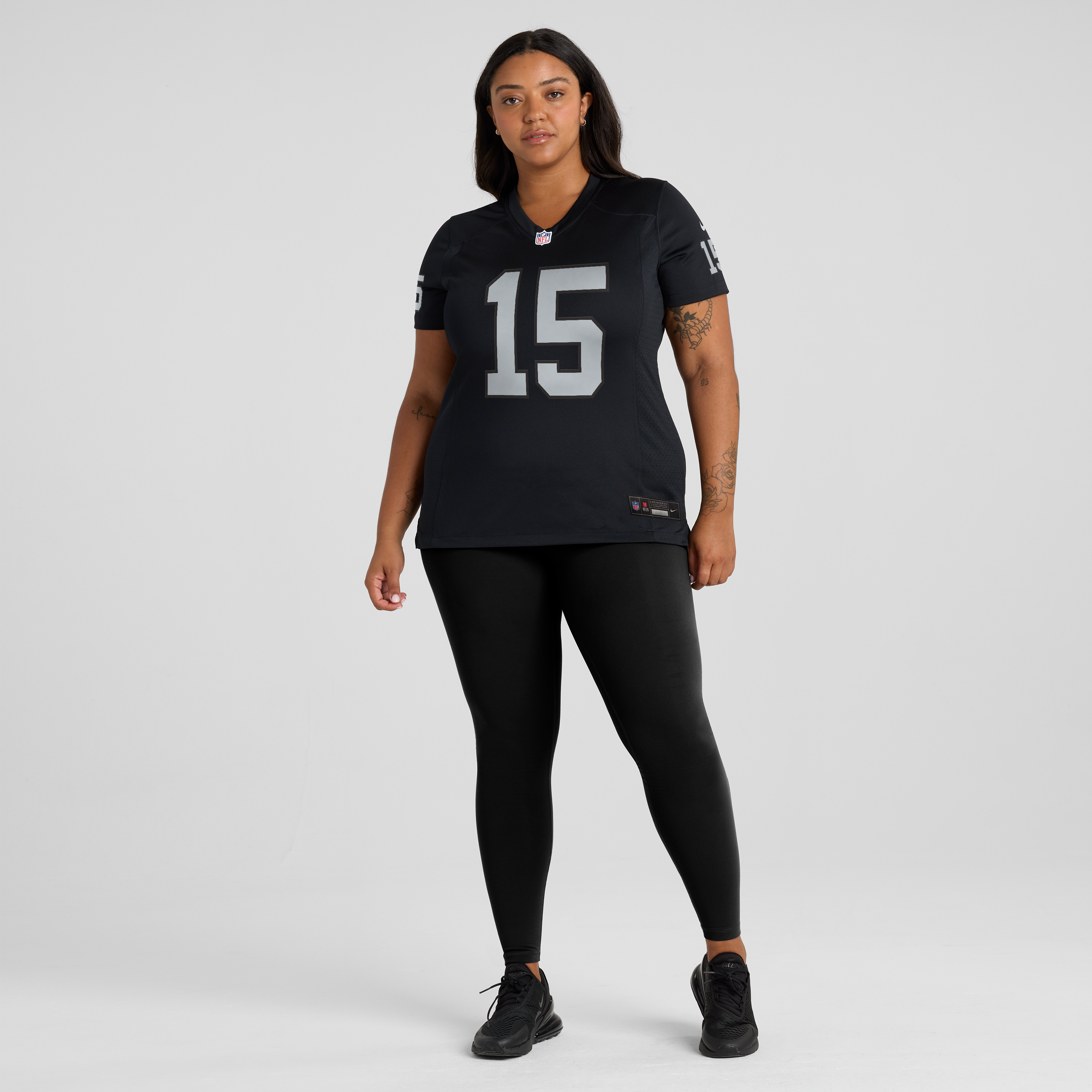 Fernando Mendoza Las Vegas Raiders Women's Team Game Player Jersey - Black - Image 7