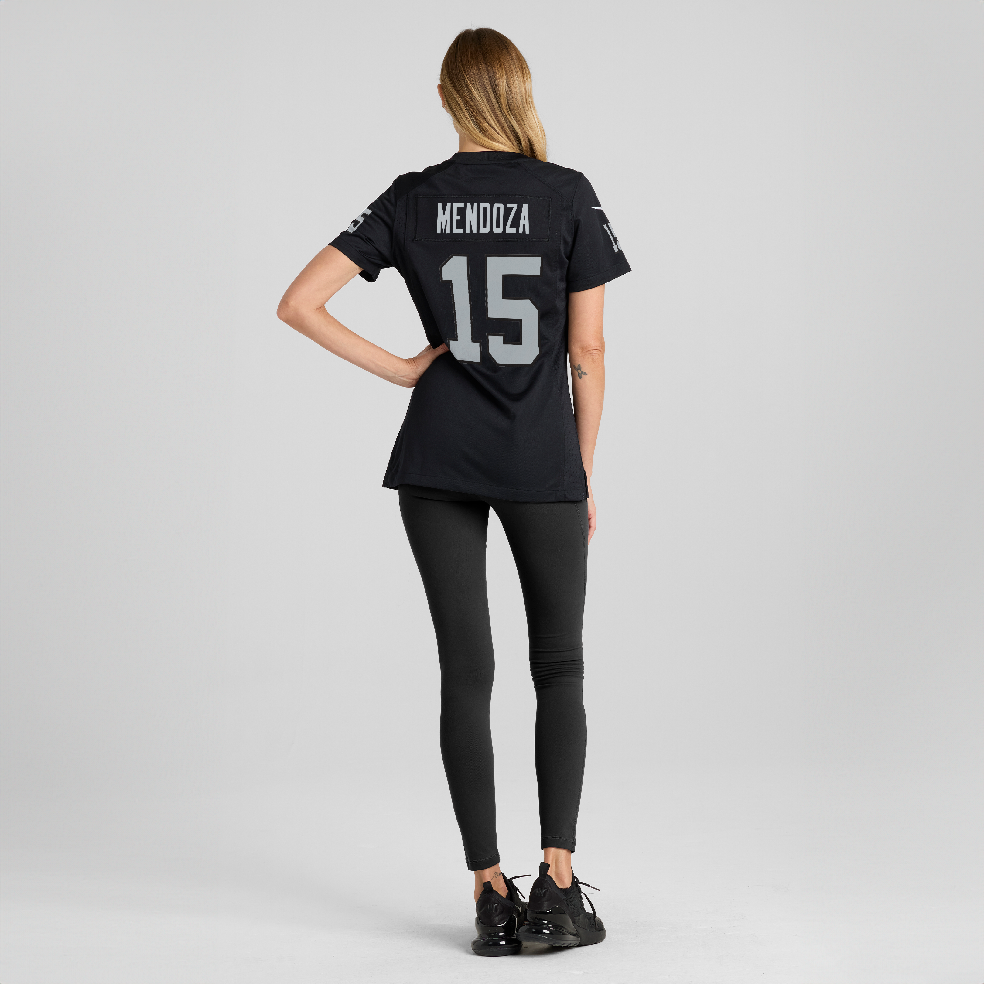 Fernando Mendoza Las Vegas Raiders Women's Team Game Player Jersey - Black - Image 6