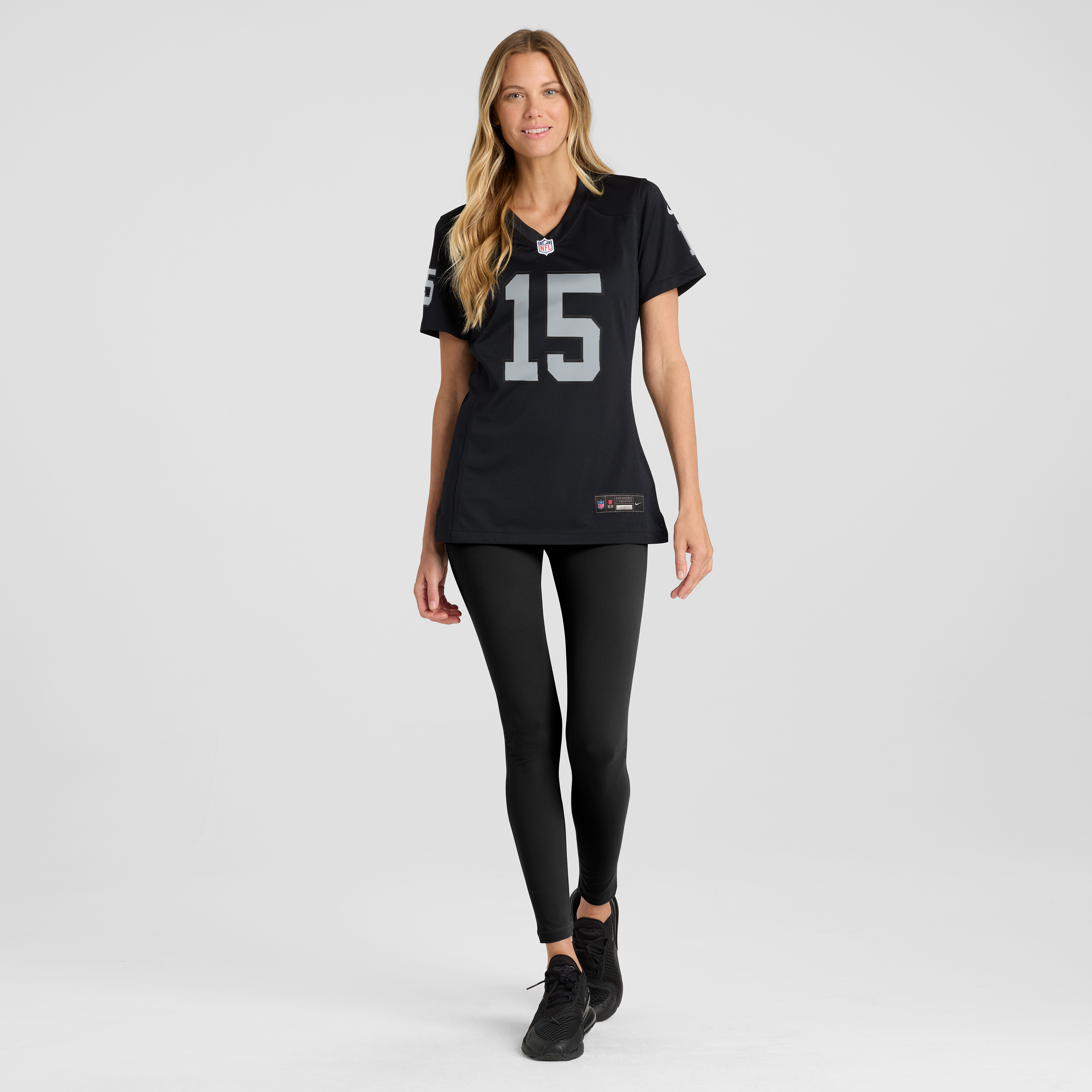 Fernando Mendoza Las Vegas Raiders Women's Team Game Player Jersey - Black - Image 5