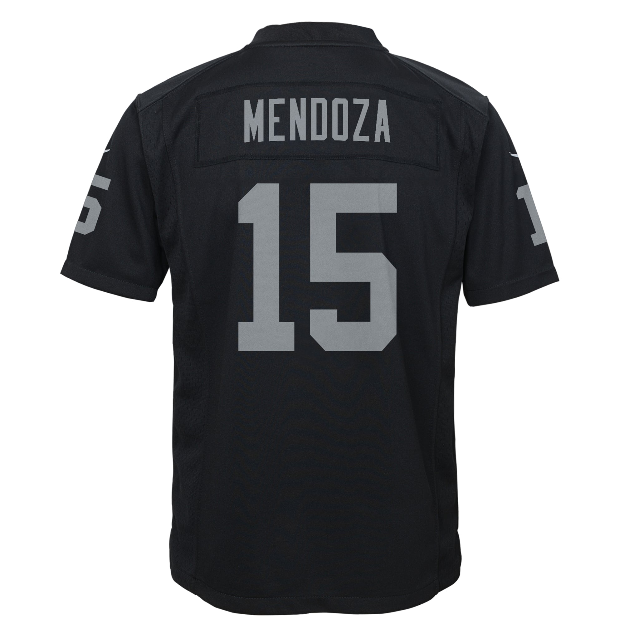 Fernando Mendoza Las Vegas Raiders Youth Game Jersey - Black - Image 4
