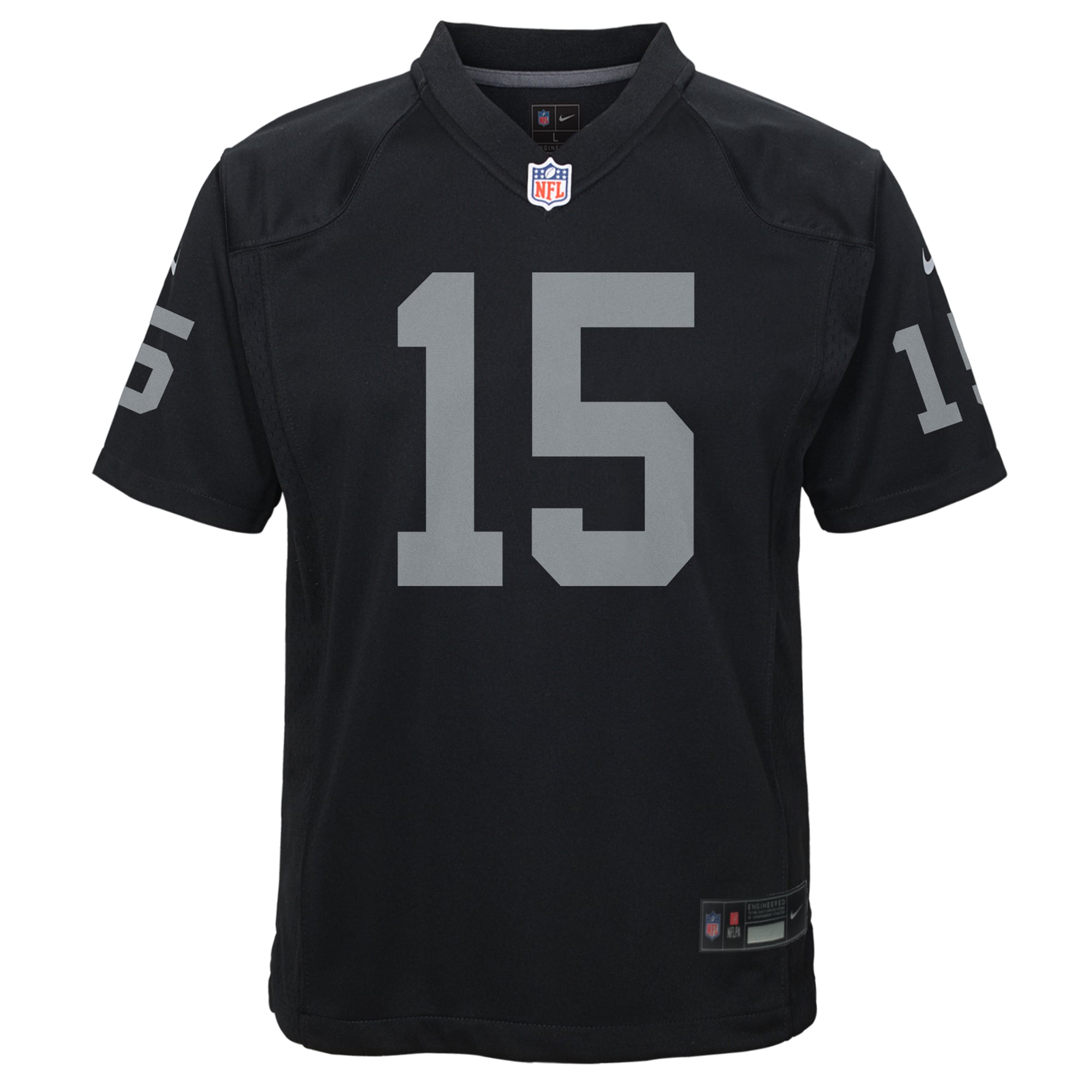 Fernando Mendoza Las Vegas Raiders Youth Game Jersey - Black - Image 3