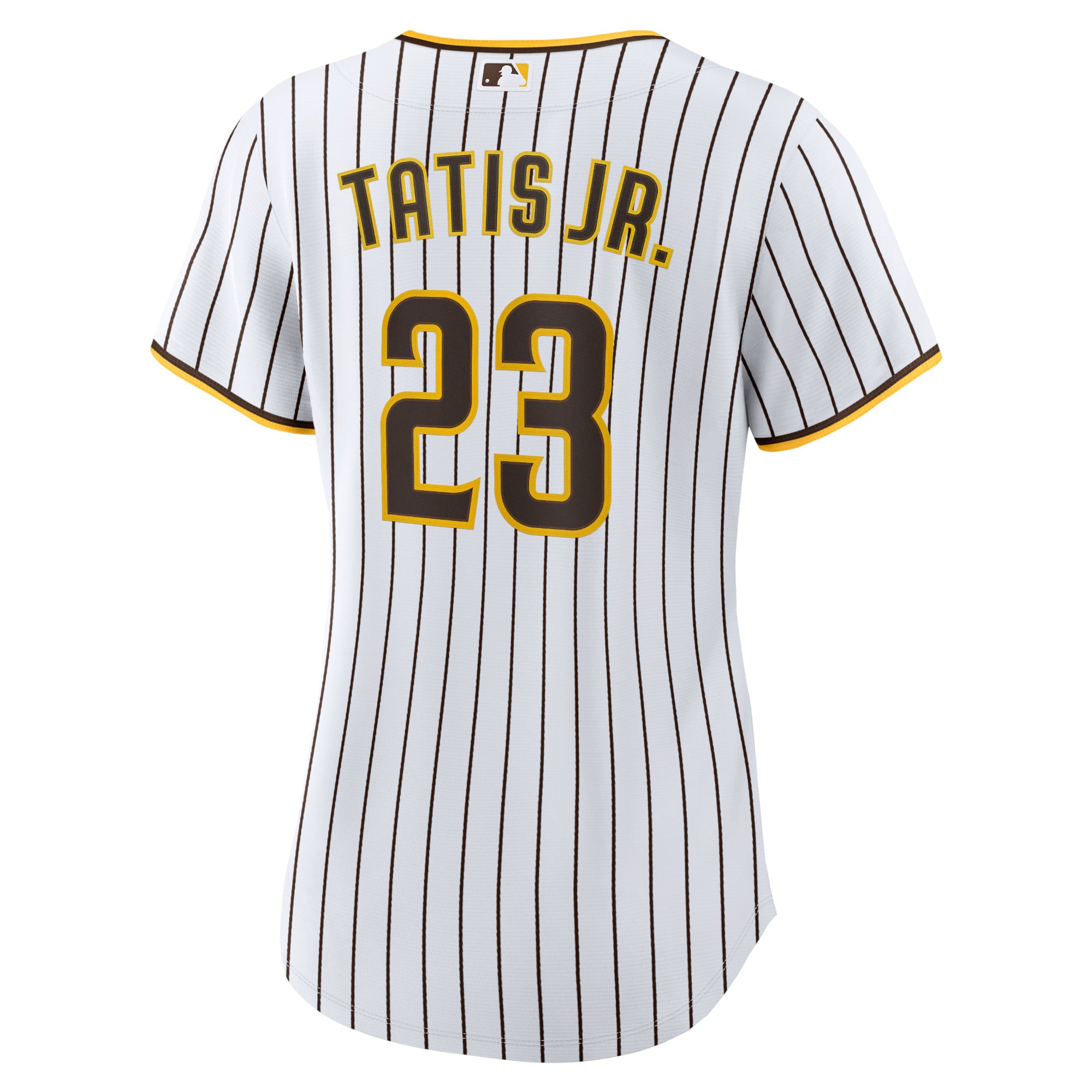 Fernando Tatís Jr. San Diego Padres Women's Home Player Jersey - White/Brown - Image 4