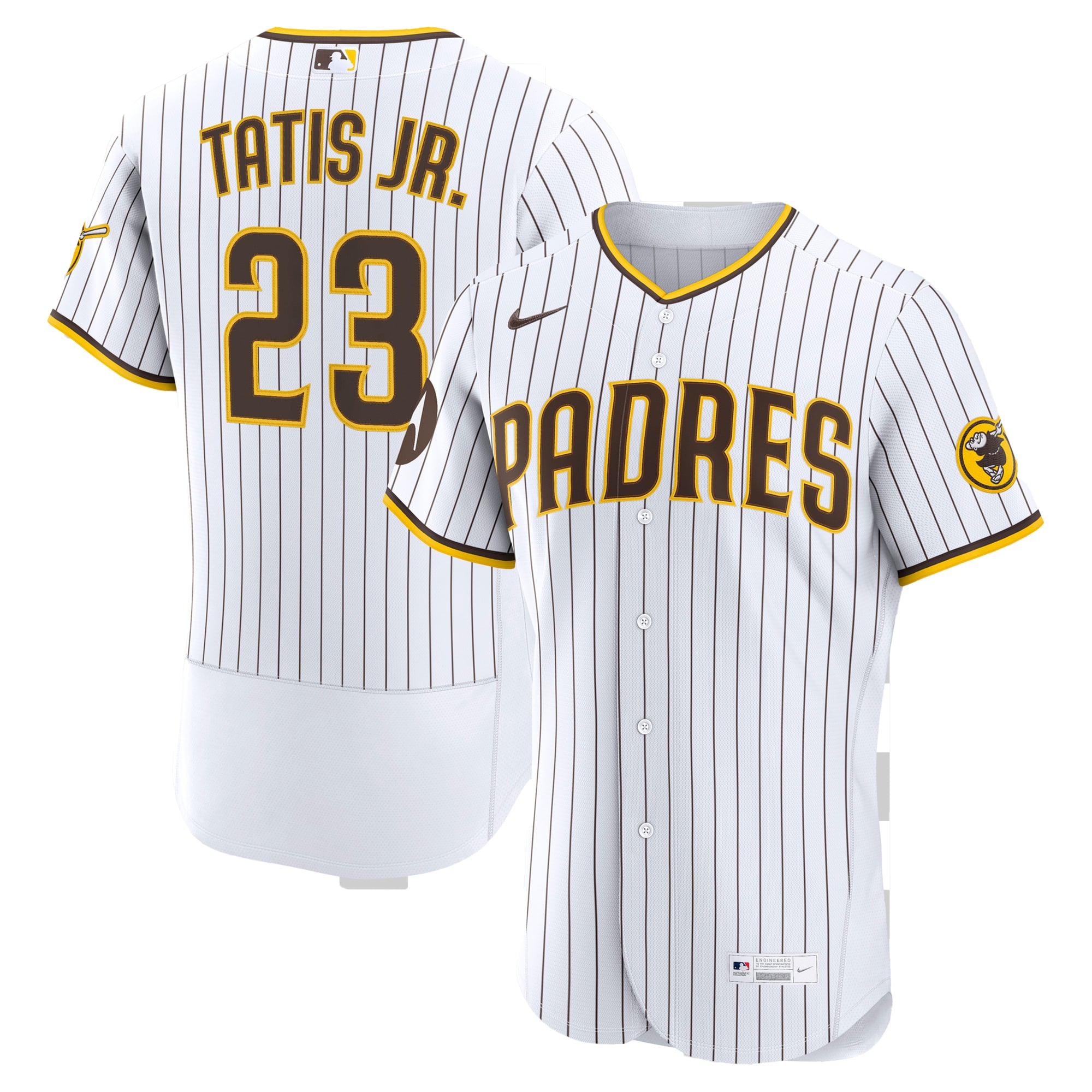 Fernando Tatis Jr. San Diego Padres Alternate Sponsor Patch Jersey - White - Image 2