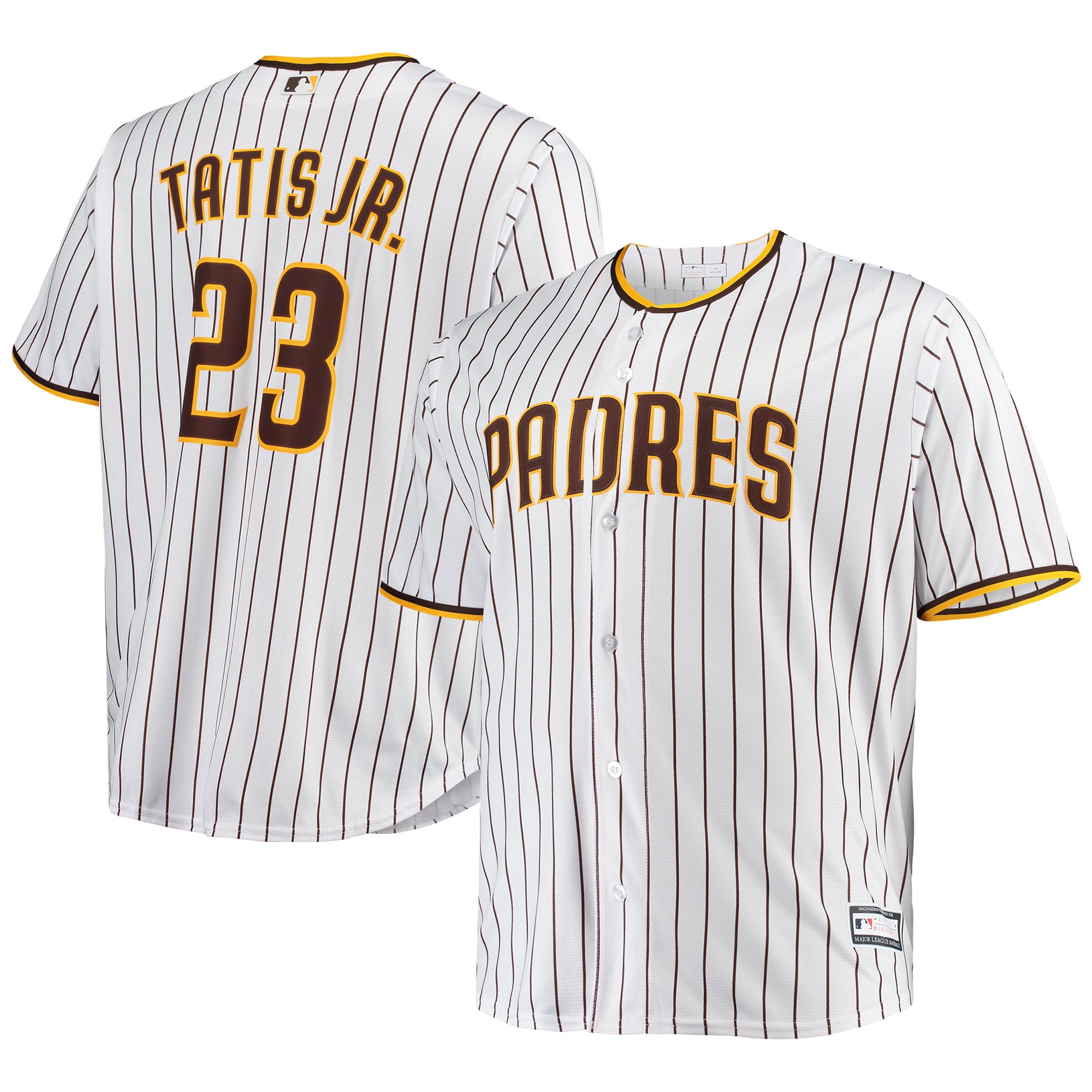 Fernando Tatis Jr. San Diego Padres Big & Tall Player Jersey - White - Image 2