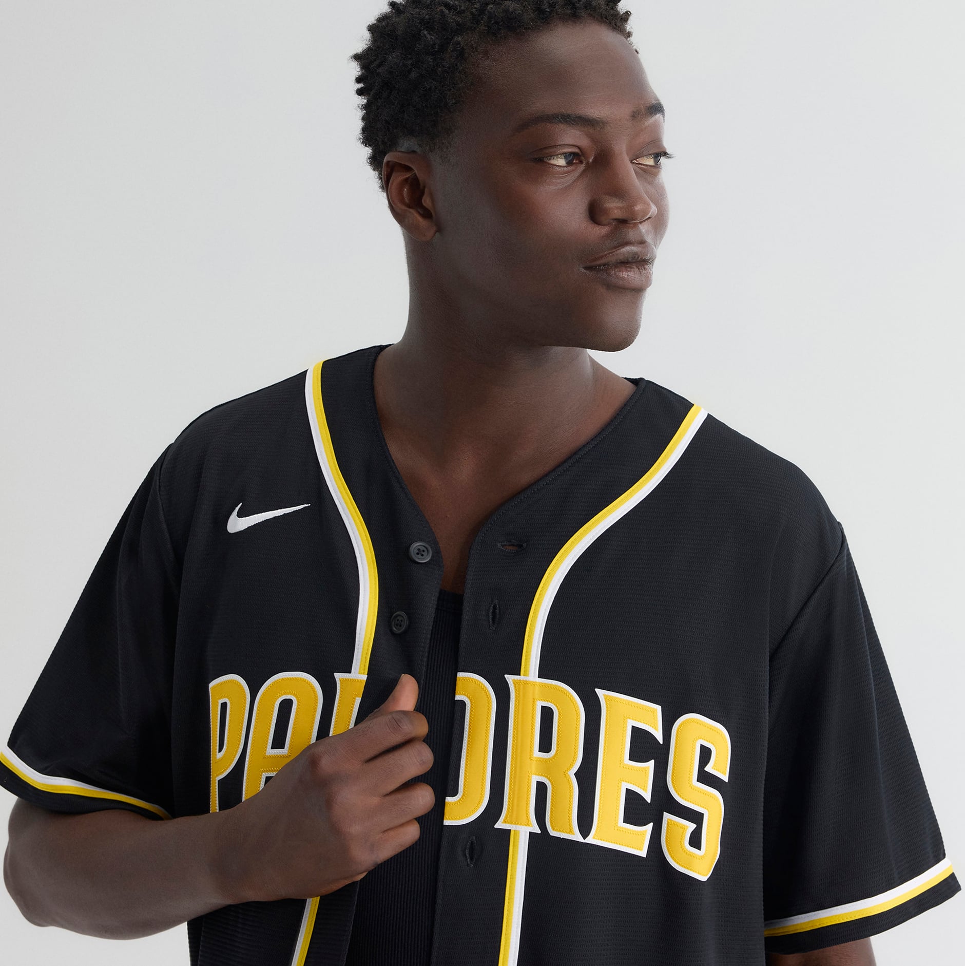 Fernando Tatis Jr. San Diego Padres Fashion Black Out Jersey - Image 10