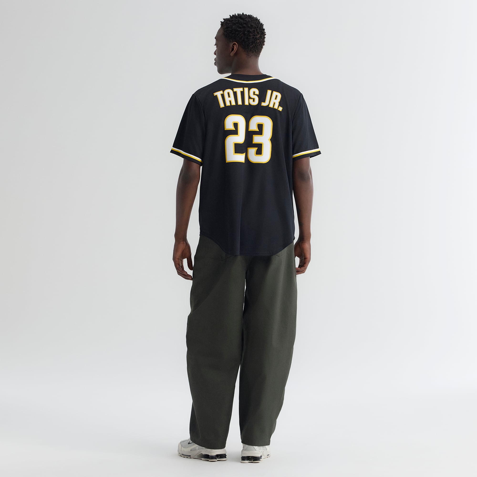 Fernando Tatis Jr. San Diego Padres Fashion Black Out Jersey - Image 6