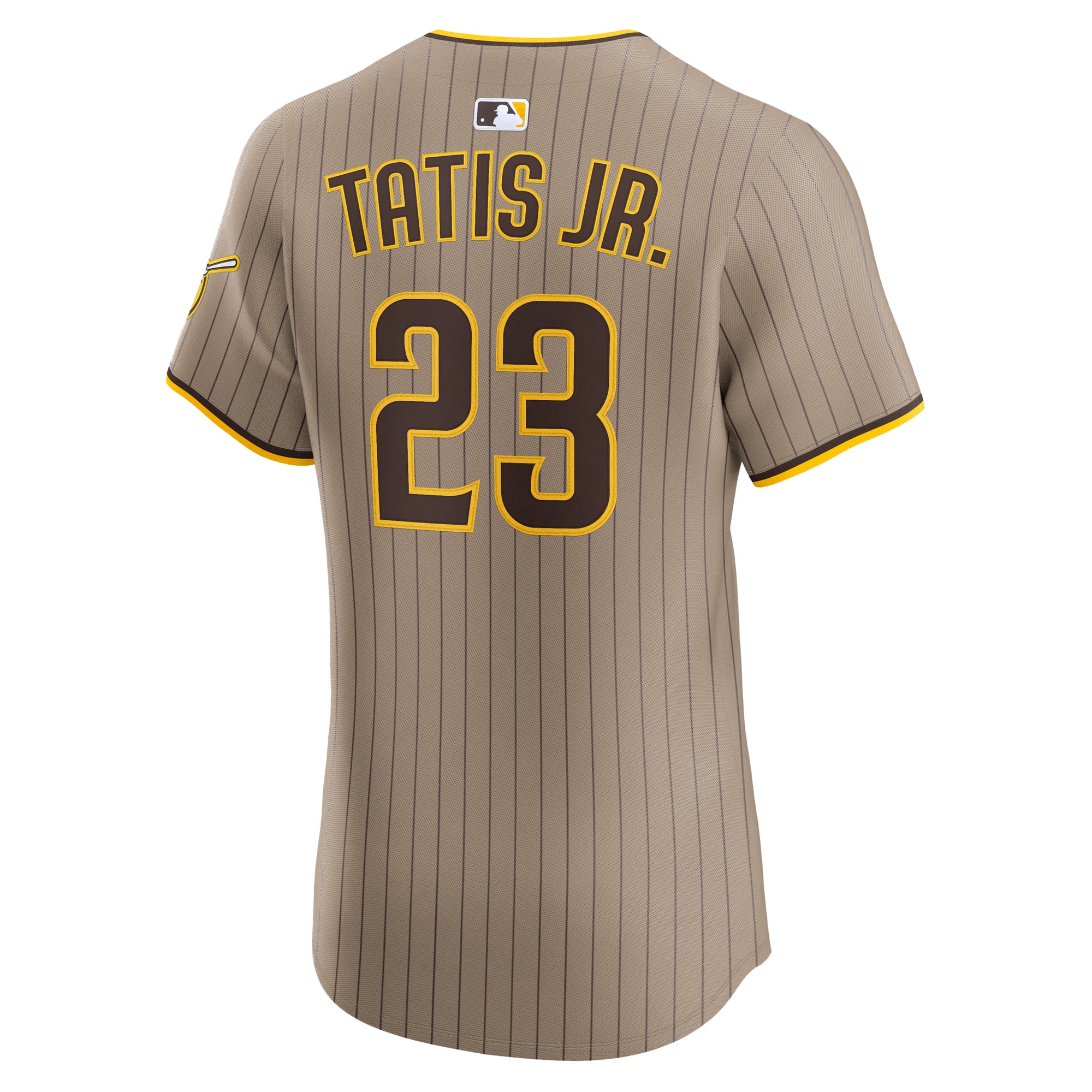 Fernando Tatis Jr. San Diego Padres Home Elite Jersey - Khaki - Image 4