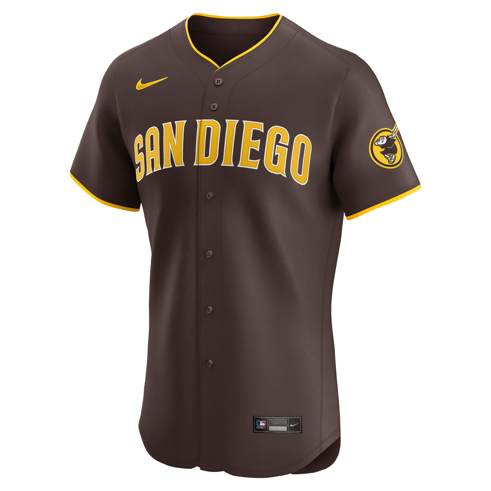 Fernando Tatis Jr. San Diego Padres Road Elite Jersey - Brown - Image 3