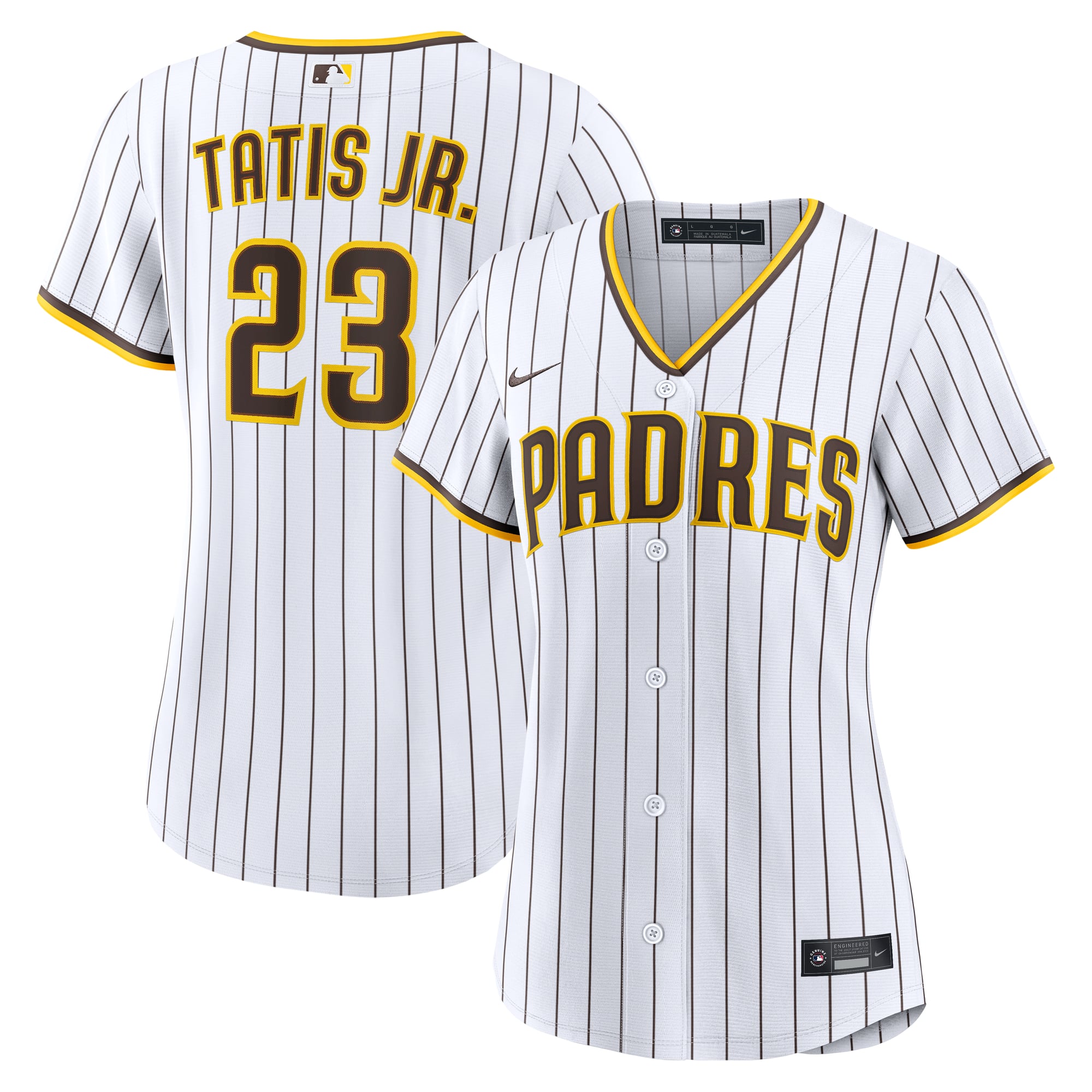 Fernando Tatis Jr. San Diego Padres Women's Home Jersey - White - Image 2