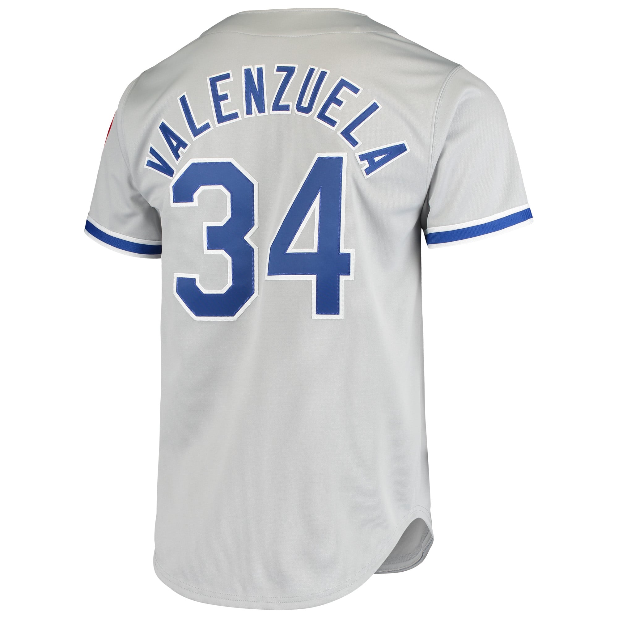 Fernando Valenzuela Los Angeles Dodgers Jersey - Gray - Image 4