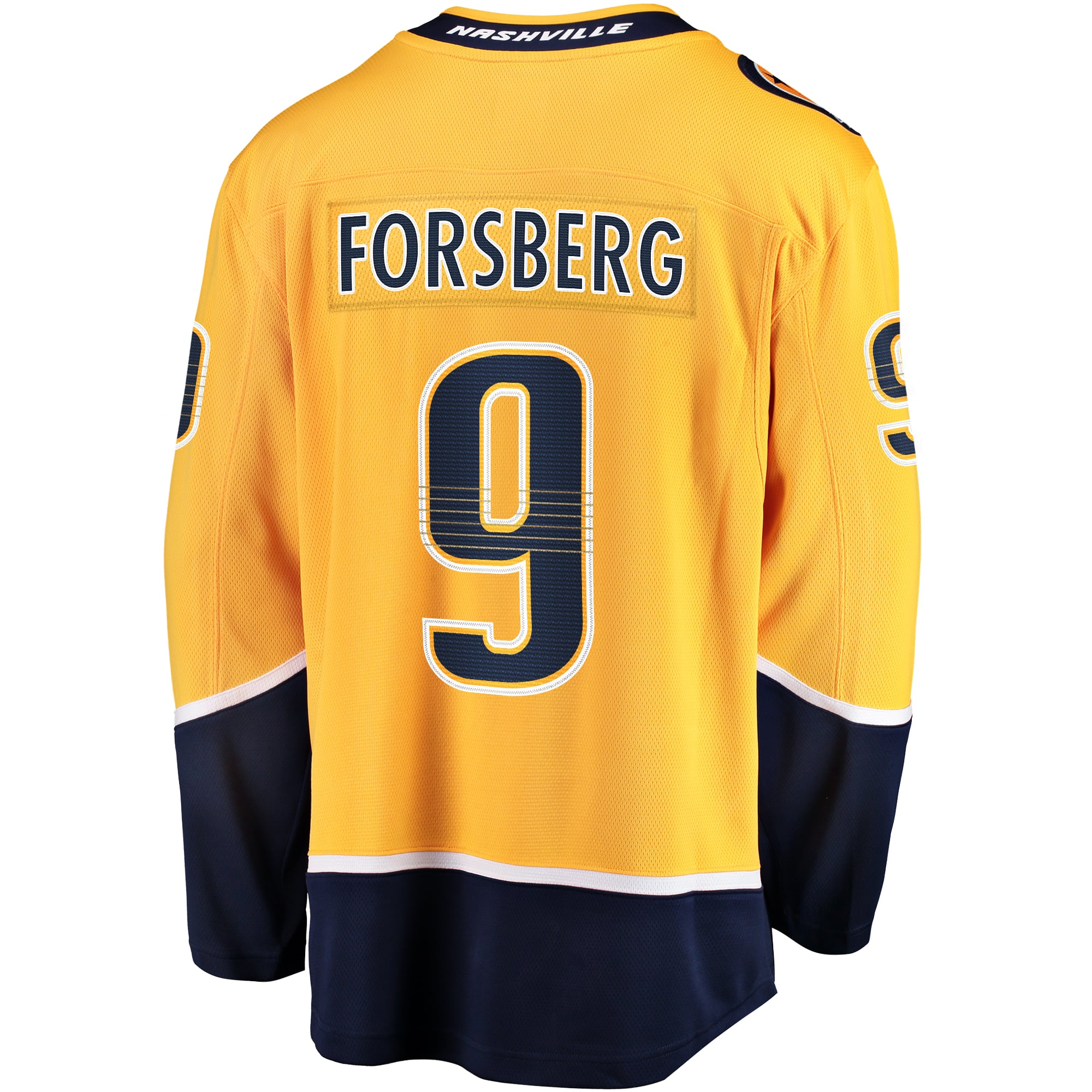 Filip Forsberg Nashville Predators Home Breakaway Jersey - Gold - Image 4