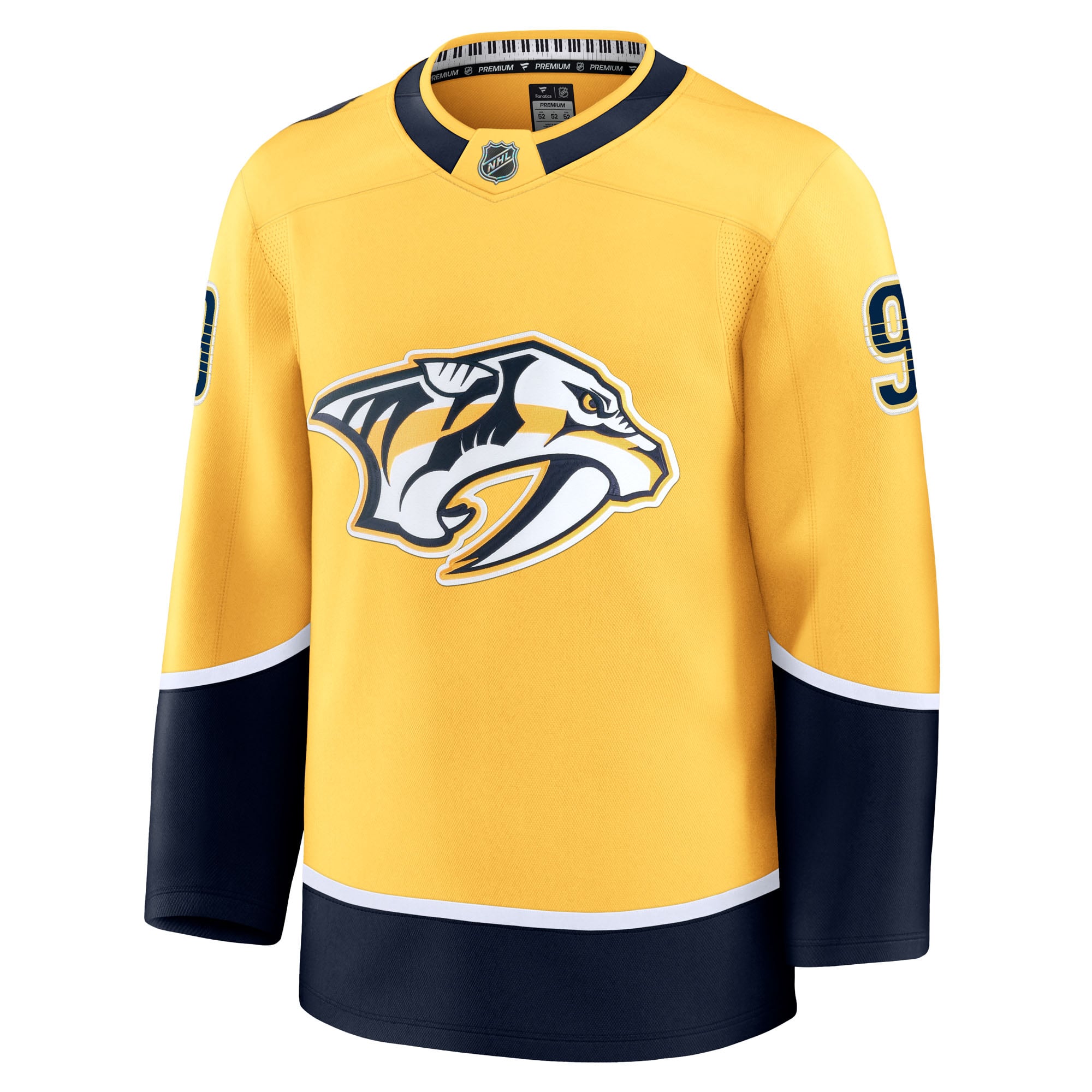 Filip Forsberg Nashville Predators Home Premium Jersey - Gold - Image 3