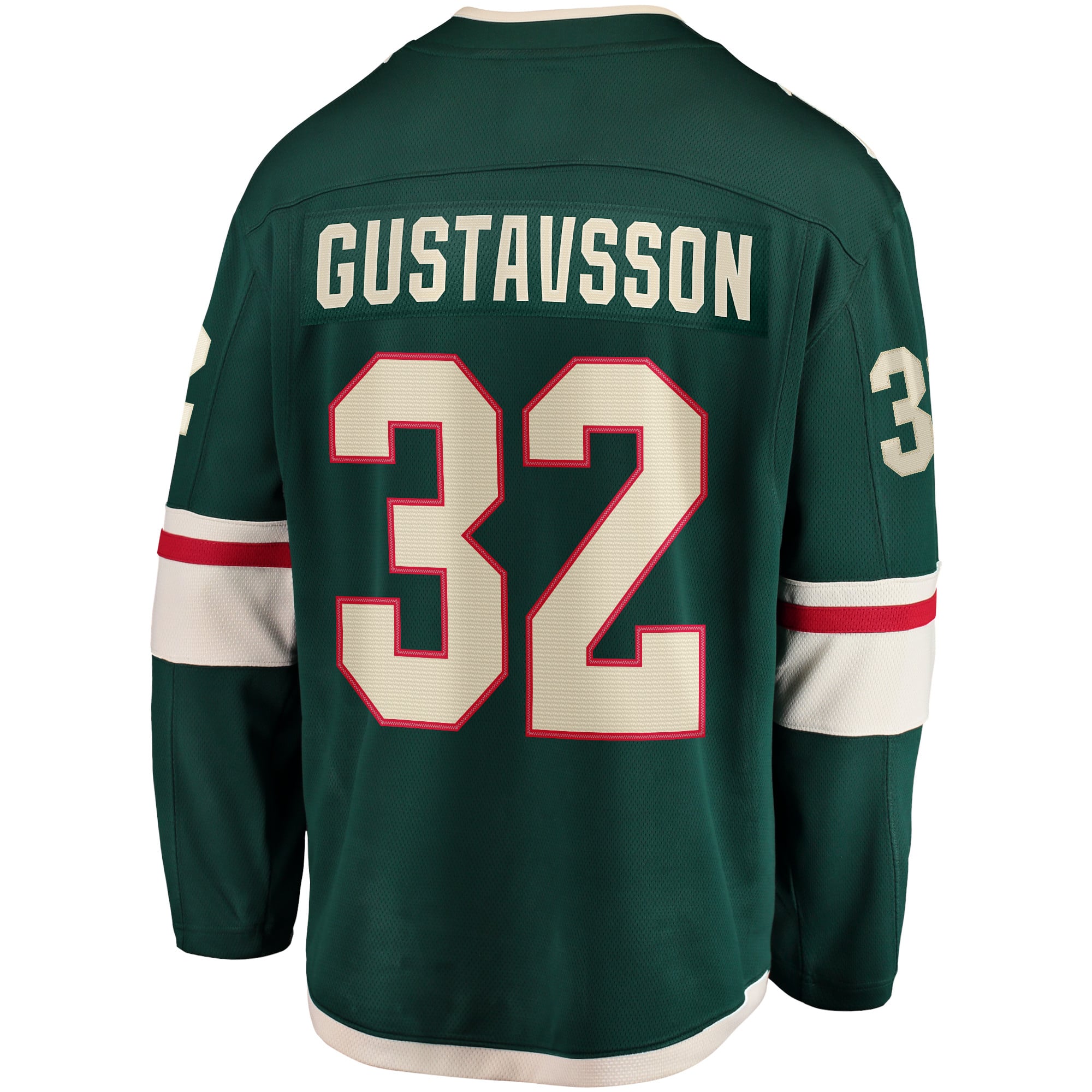 Filip Gustavsson Minnesota Wild Home Breakaway Player Jersey - Green - Image 4