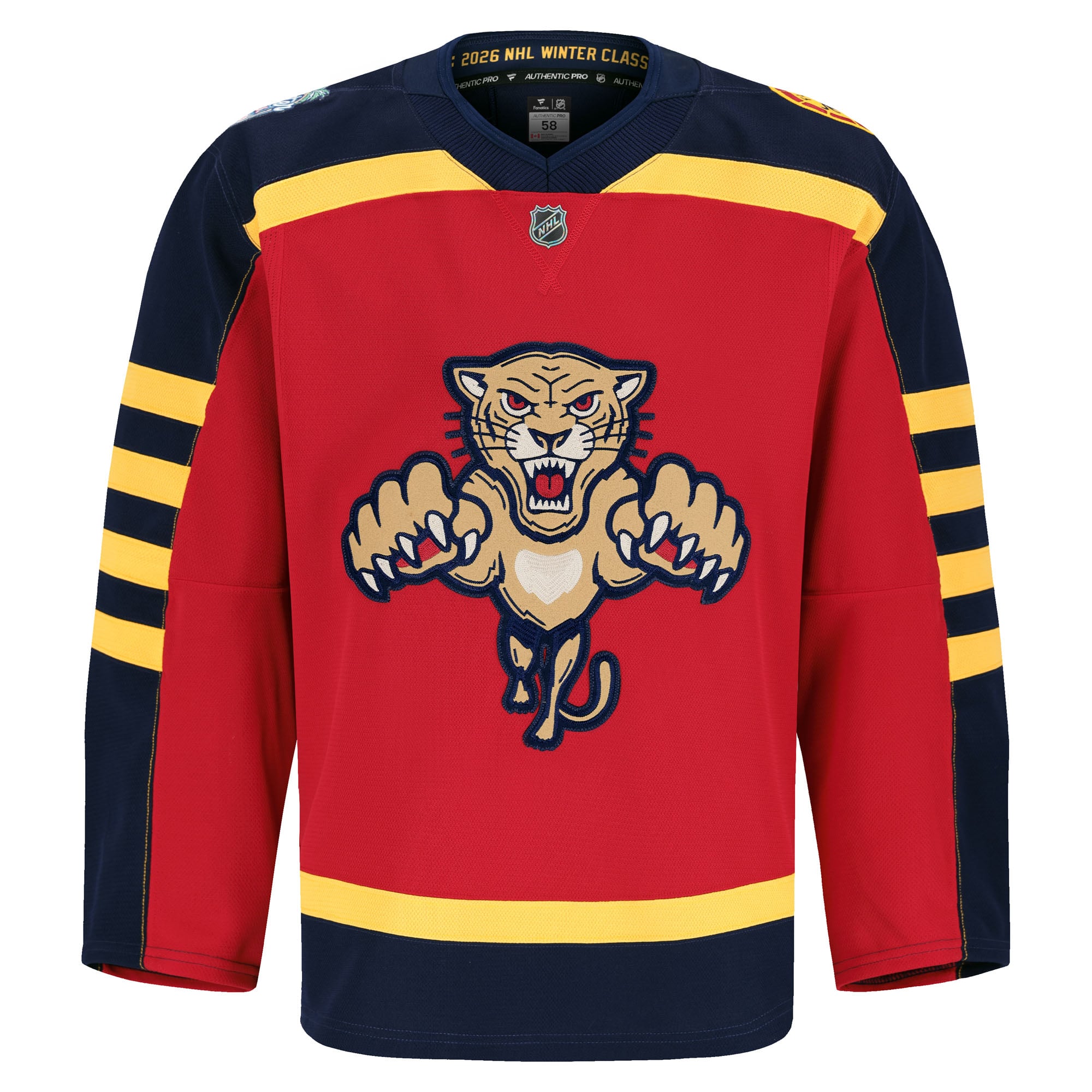 Florida Panthers 2026 Winter Classic Pro Jersey - Red - Image 3
