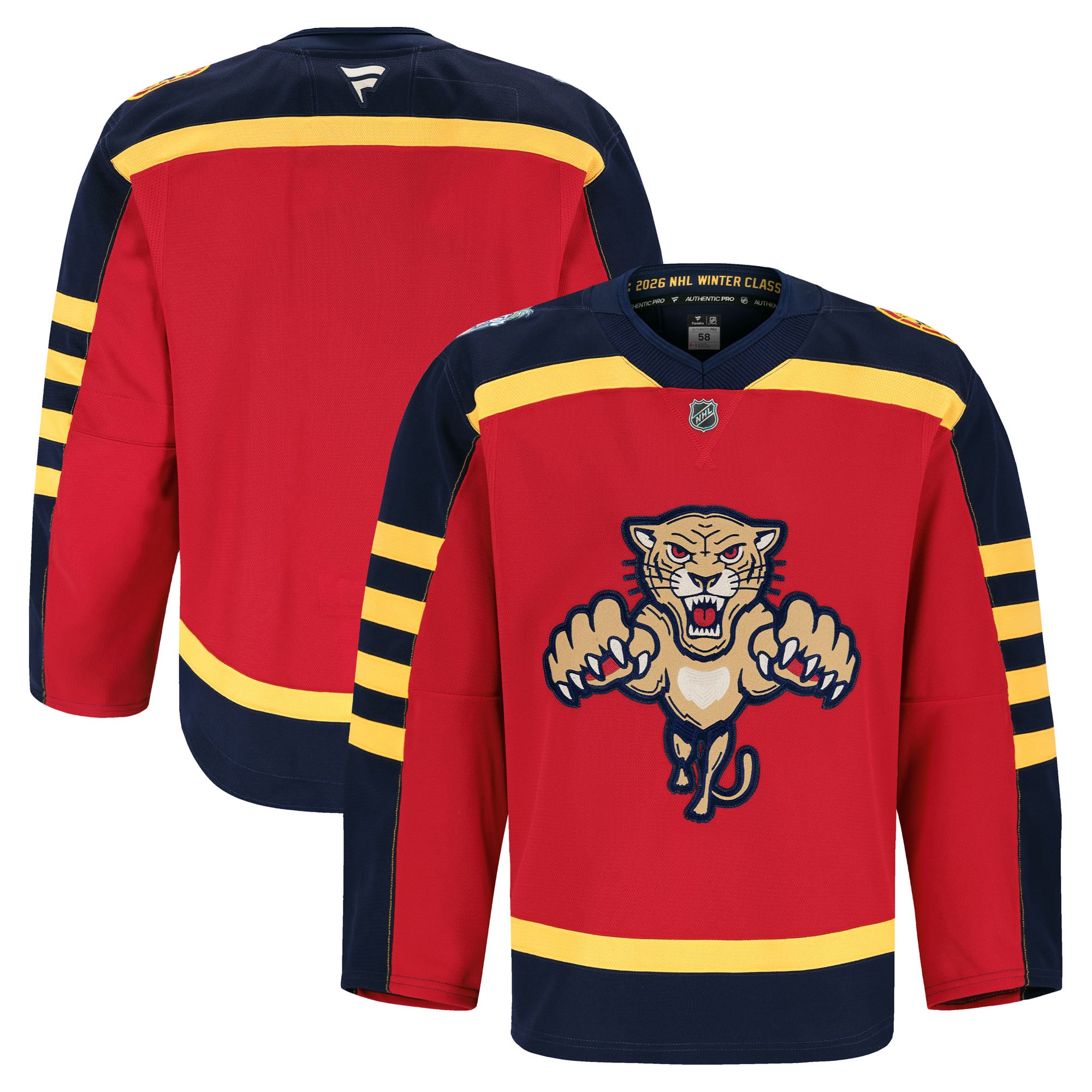 Florida Panthers 2026 Winter Classic Pro Jersey - Red - Image 2