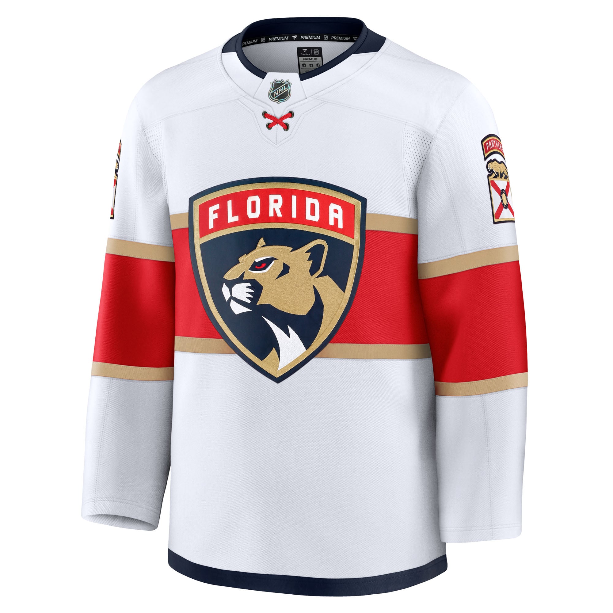 Florida Panthers Away Premium Jersey - White - Image 3