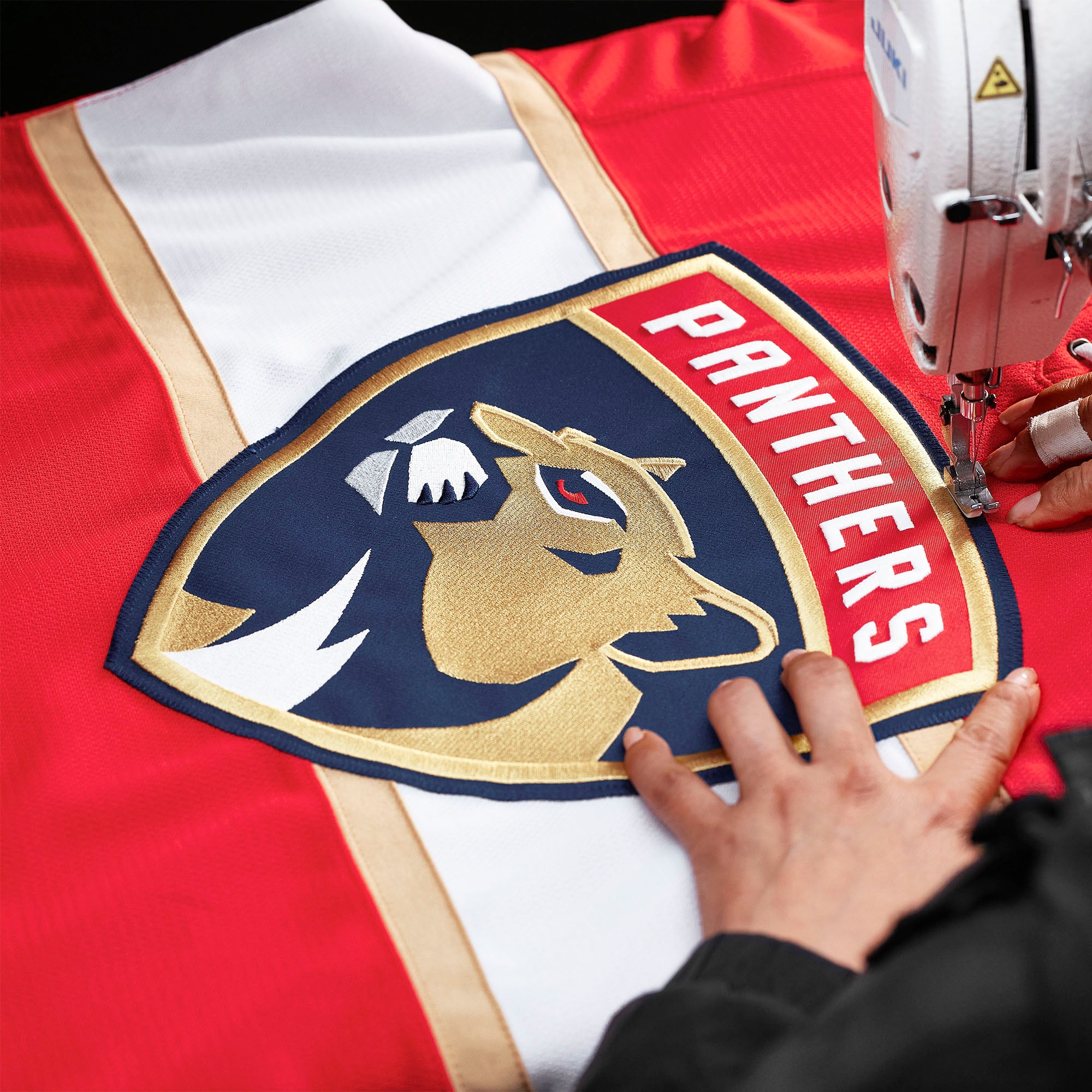 Florida Panthers Home Pro Custom Jersey - Red - Image 5