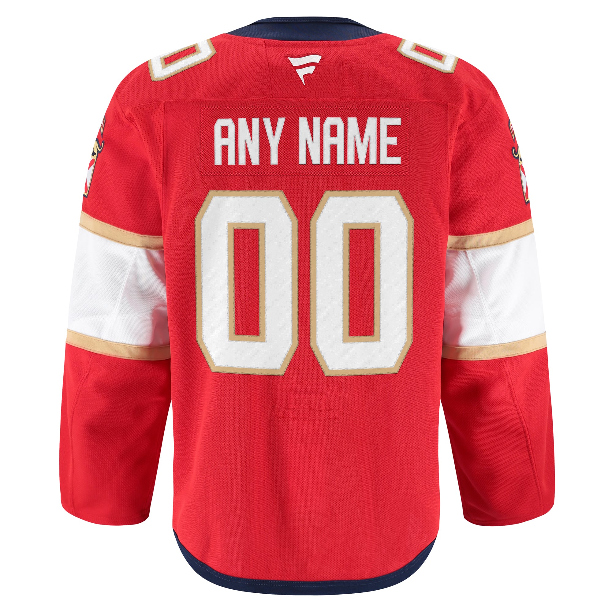Florida Panthers Home Pro Custom Jersey - Red - Image 4