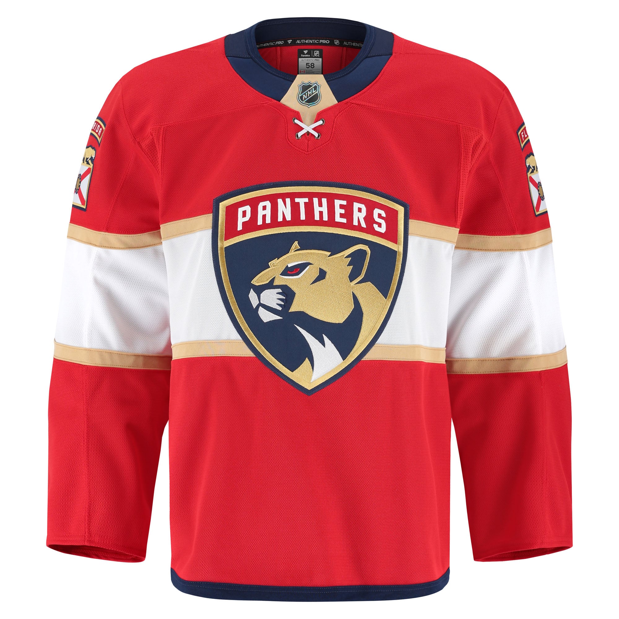Florida Panthers Home Pro Jersey - Red - Image 3