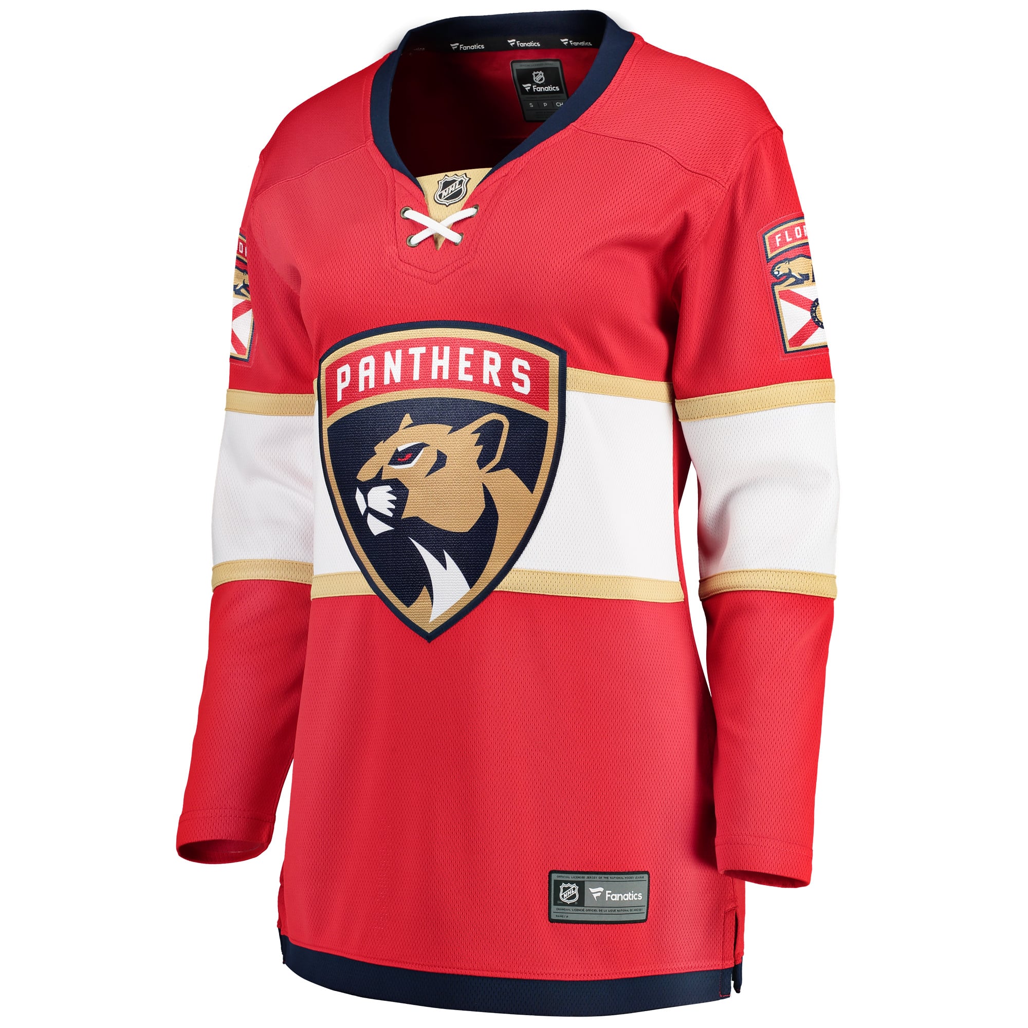 Florida Panthers Women's Home Breakaway Jersey - Red - Image 3