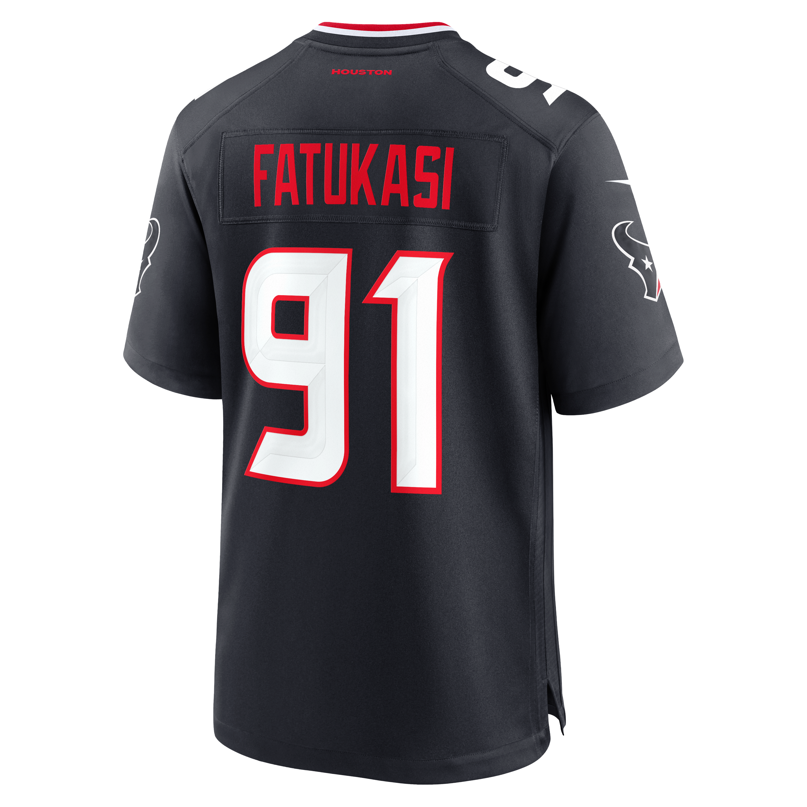 Folorunso Fatukasi Houston Texans Team Game Jersey - Navy - Image 4