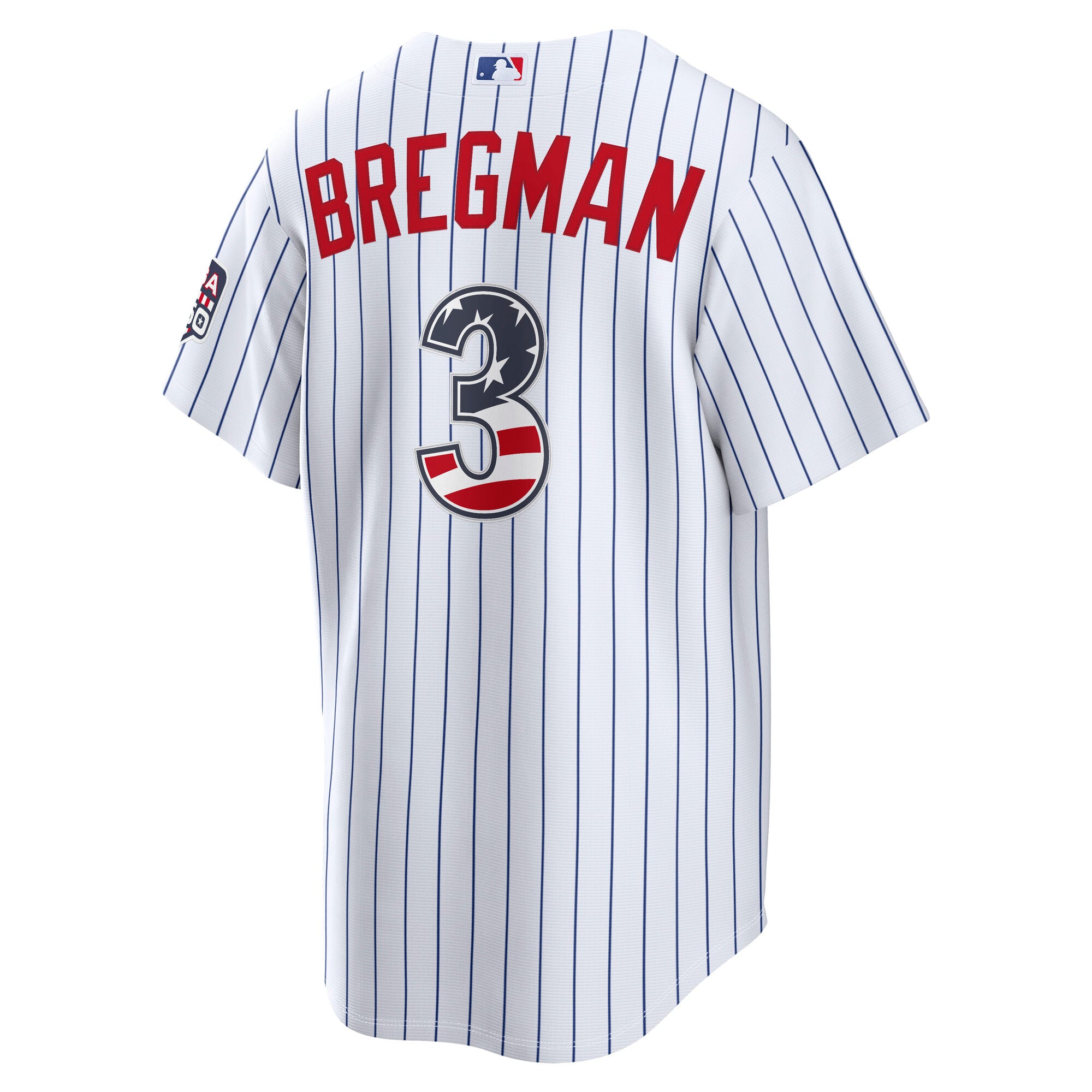 Fourth of July Chicago Cubs Alex Bregman White USA 250 Stadium Jersey - Image 4