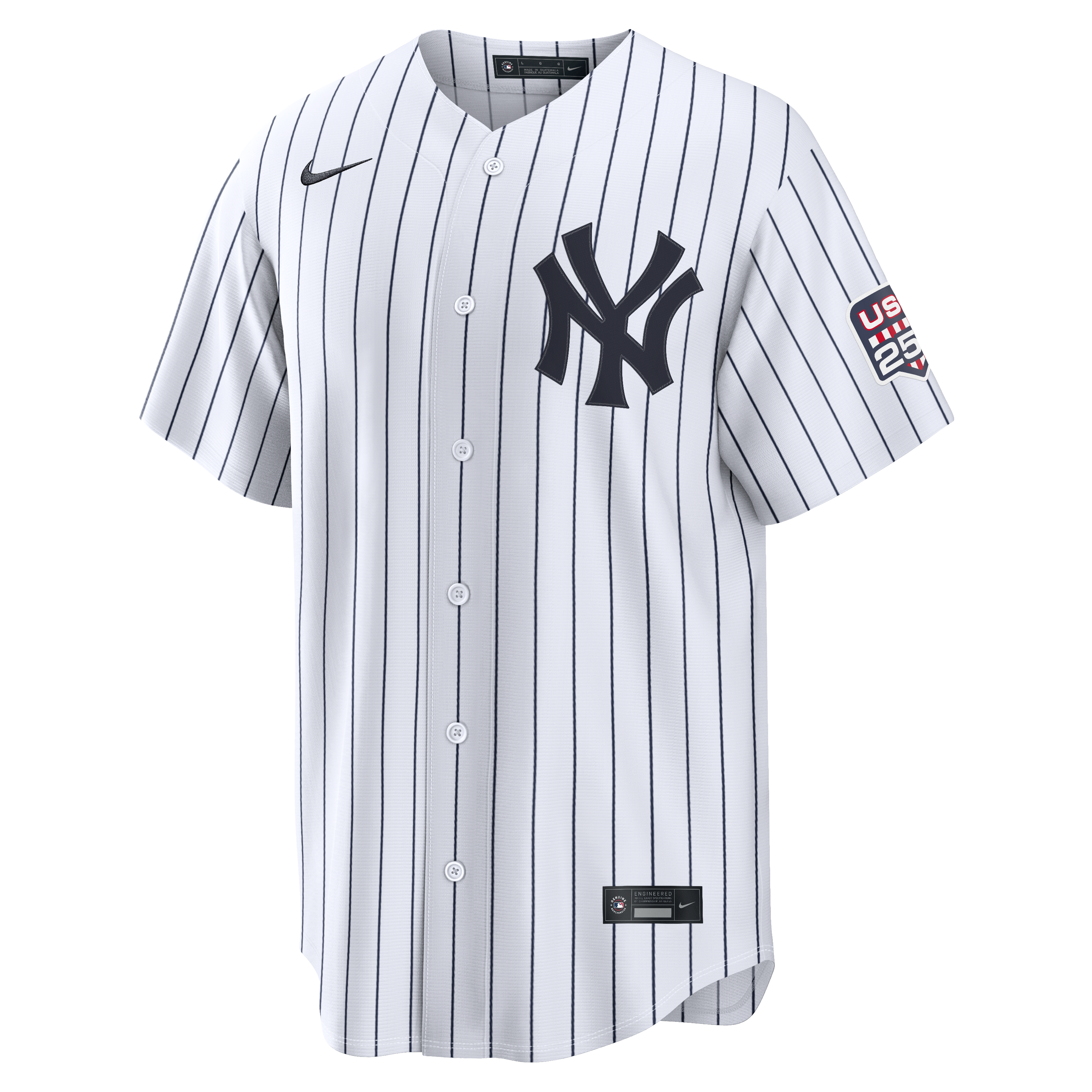 Fourth of July New York Yankees Giancarlo Stanton White USA 250 Stadium Jersey - Image 3