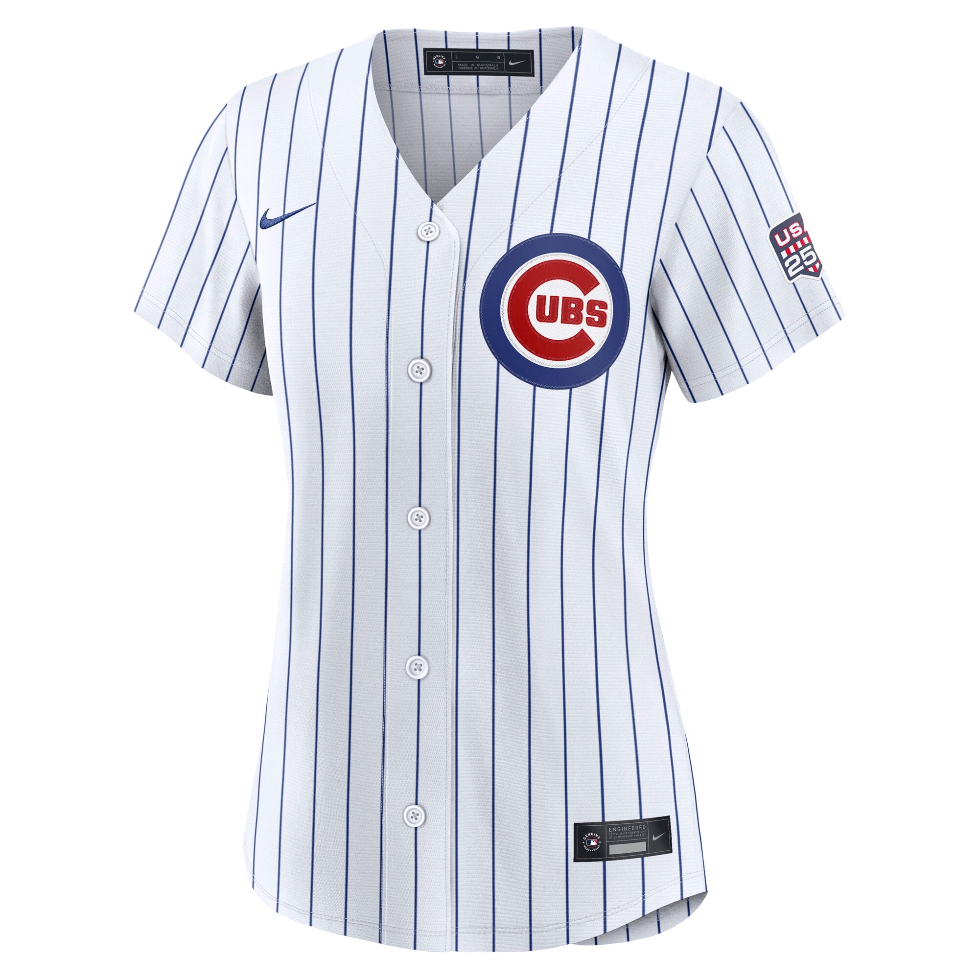 Fourth of July Women's Chicago Cubs Pete Crow-Armstrong White USA 250 Stadium Jersey - Image 3