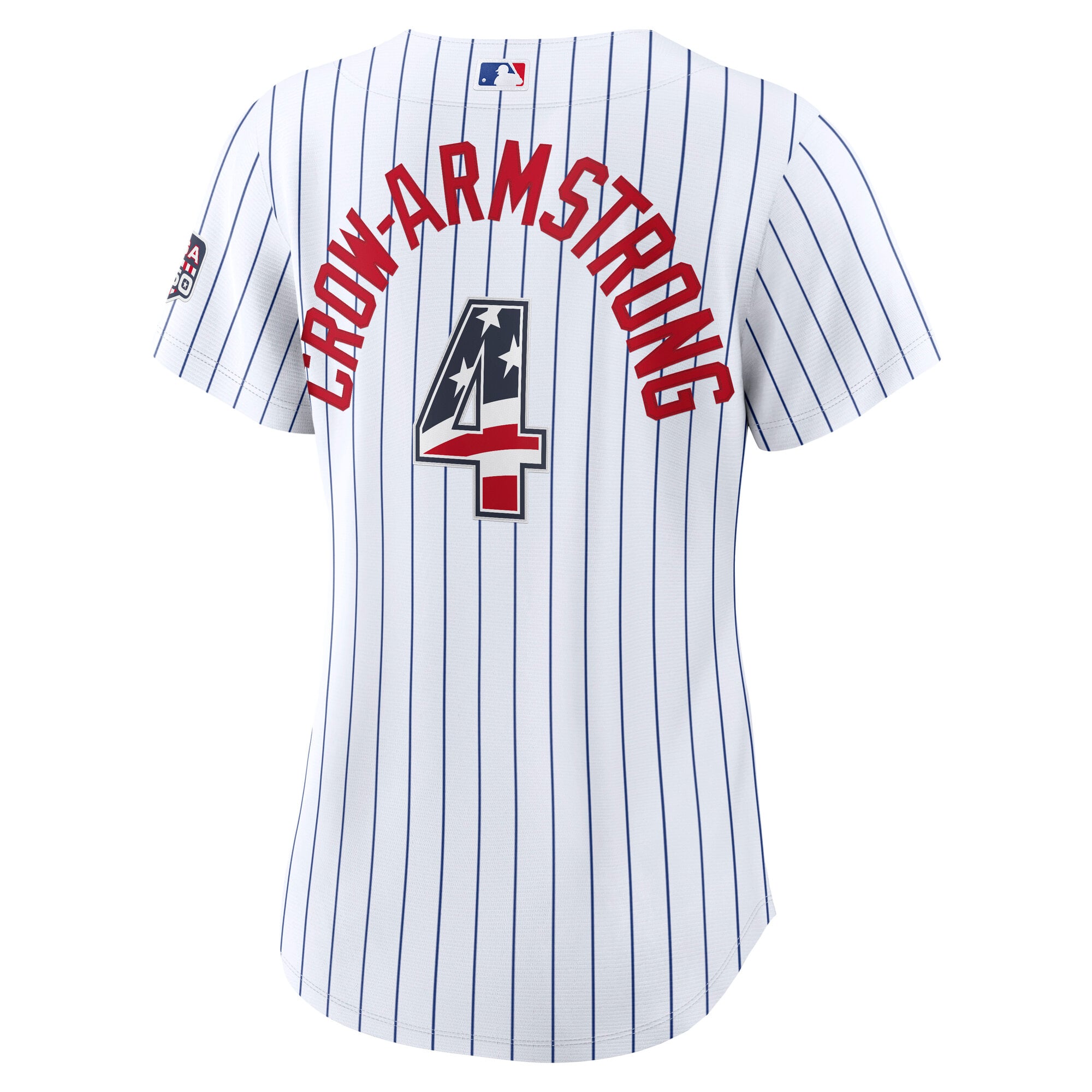 Fourth of July Women's Chicago Cubs Pete Crow-Armstrong White USA 250 Stadium Jersey - Image 4